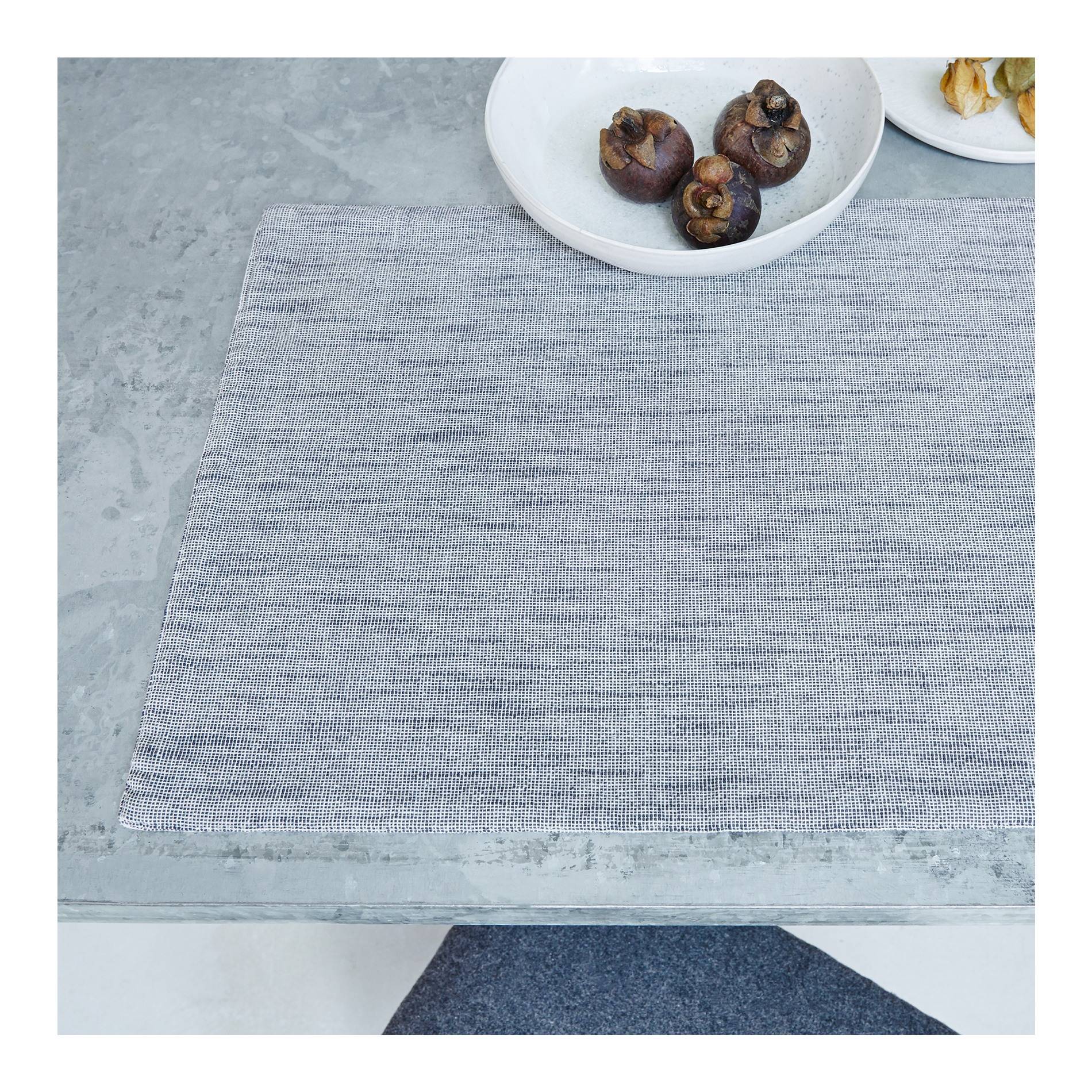 Set de table en chambray, Noir, large image number 0.0