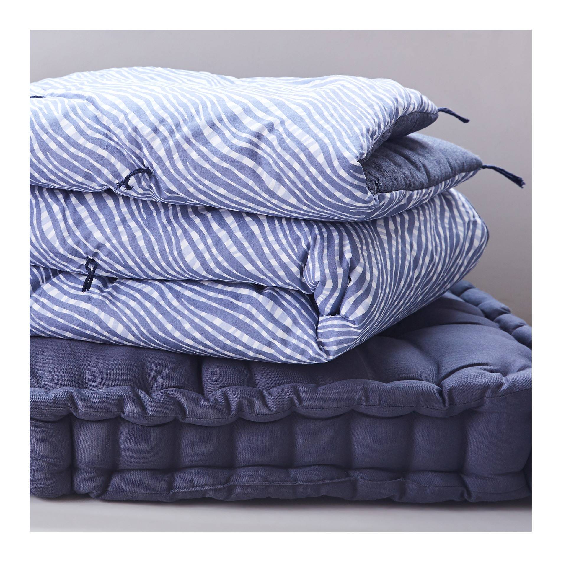 Futon imprimé, Gris anthracite, large image number 0.0