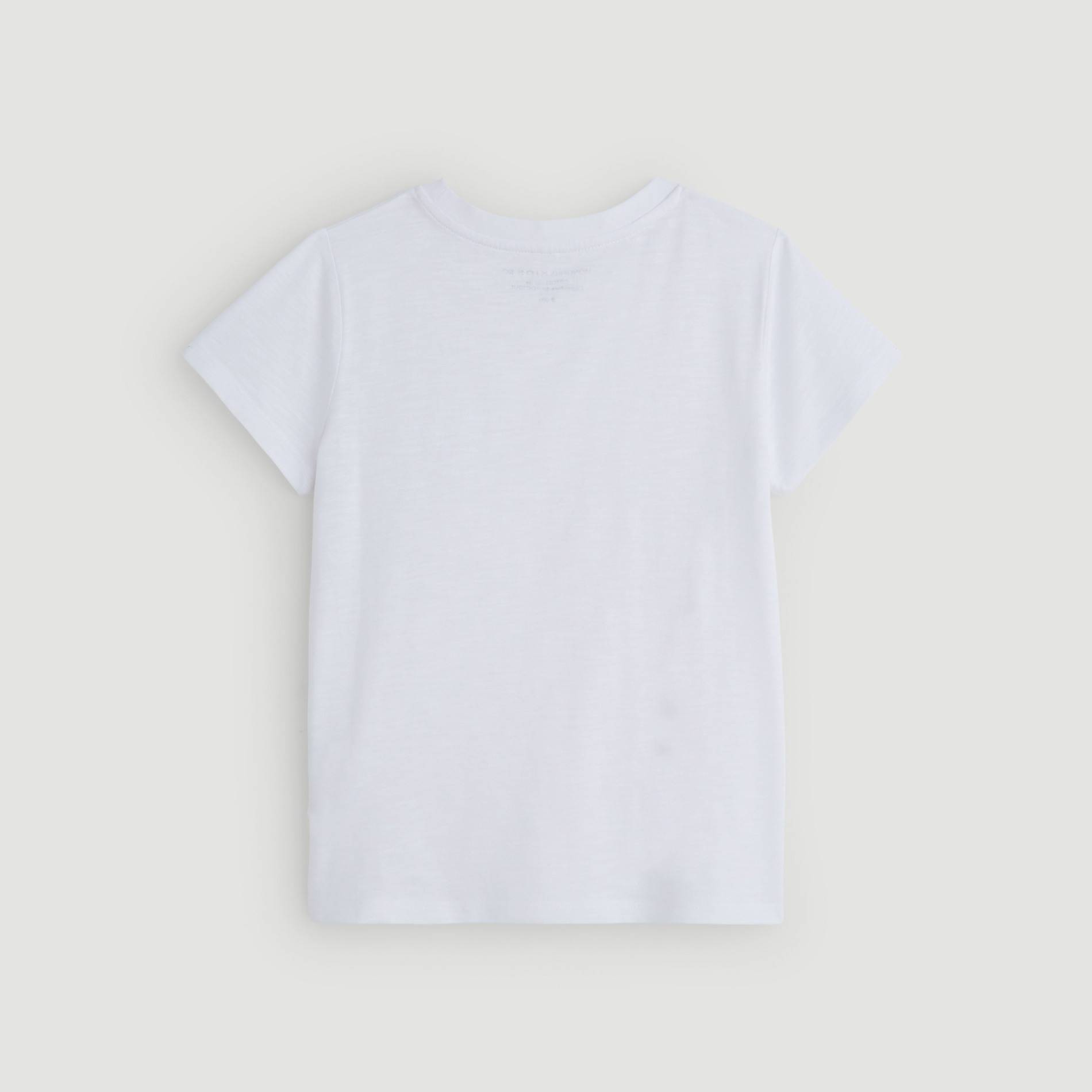 T-shirt manches courtes en coton BIO, Blanc, large image number 1