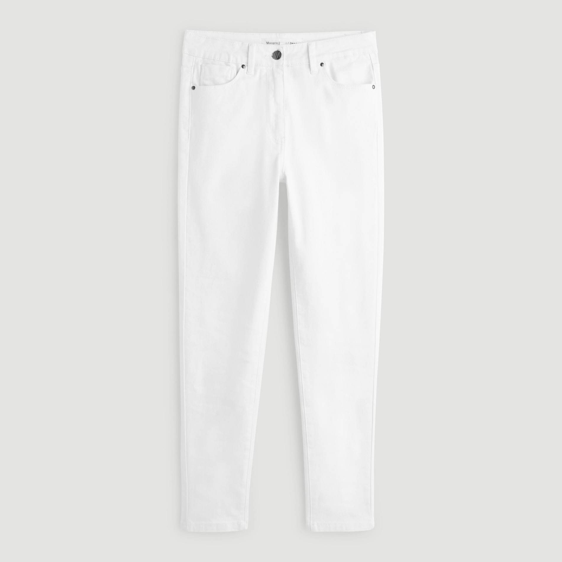 Jean skinny écru, Ecru, large image number 2