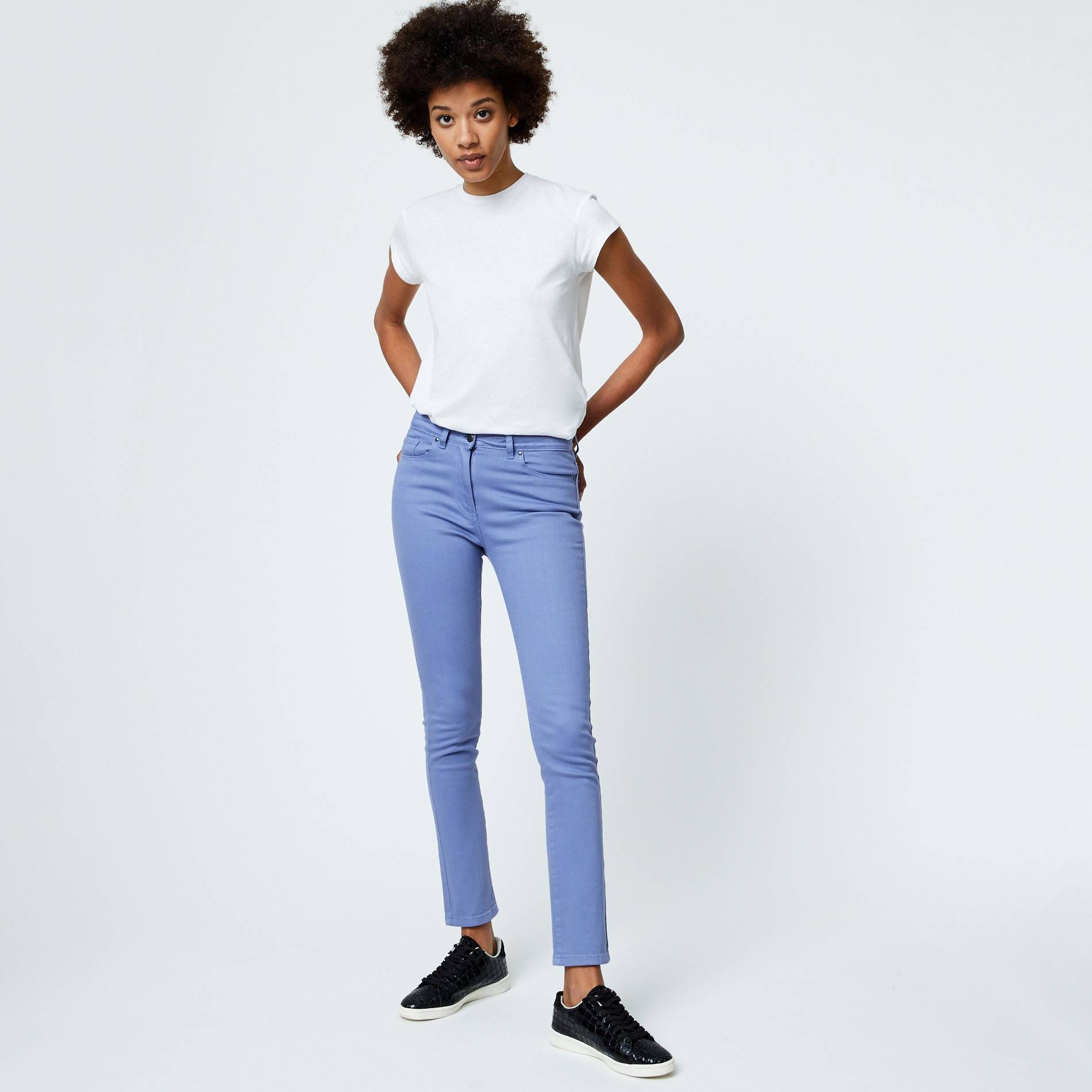 Jean skinny, Gris anthracite, large image number 0.0