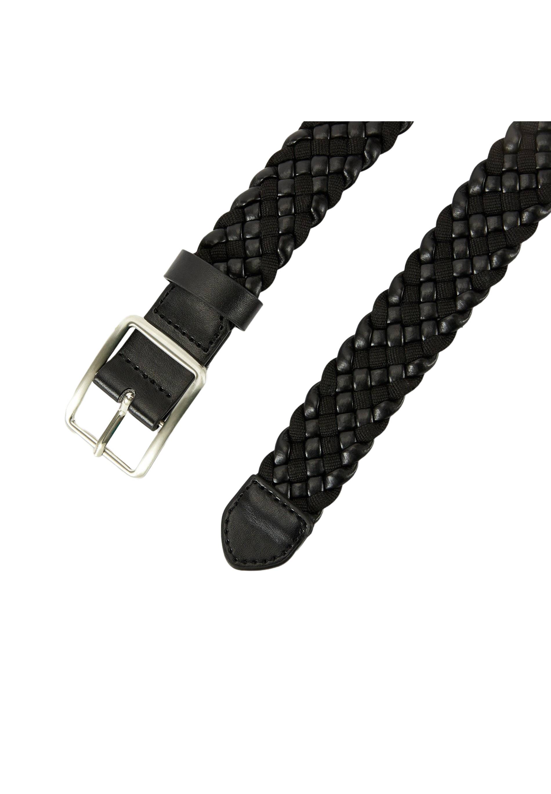 Ceinture tressée 3 cm, Noir, large image number 3