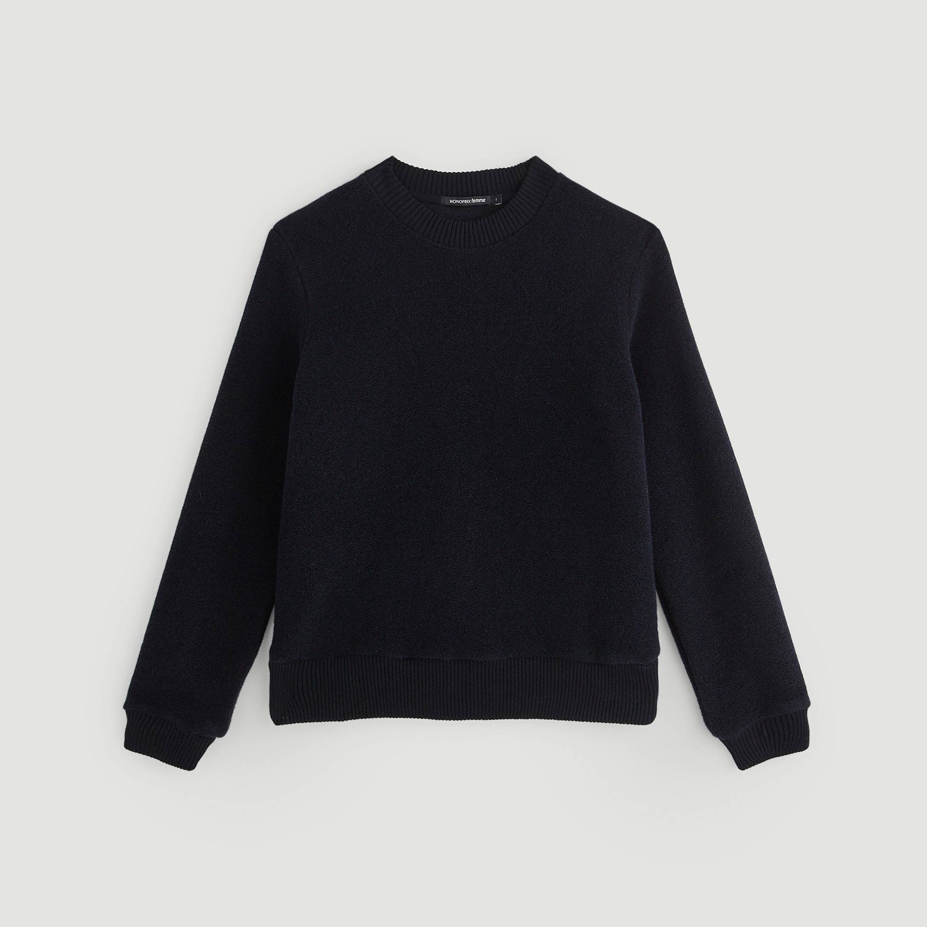 Pull contenant de la laine, Bleu marine, large image number 2.0