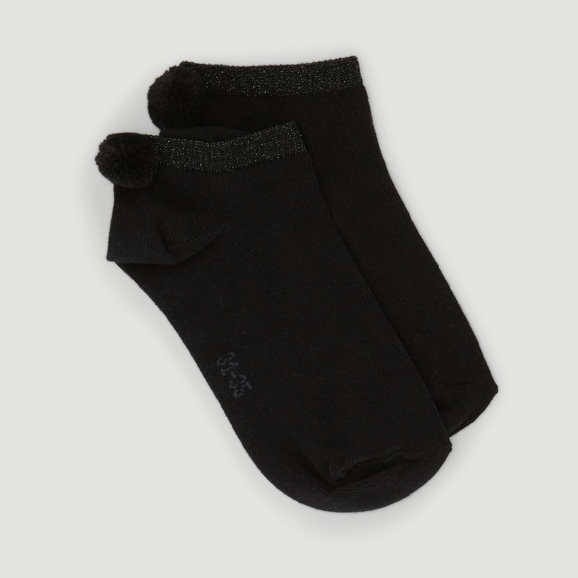 Chaussettes ultra-courtes, Noir, large image number 0