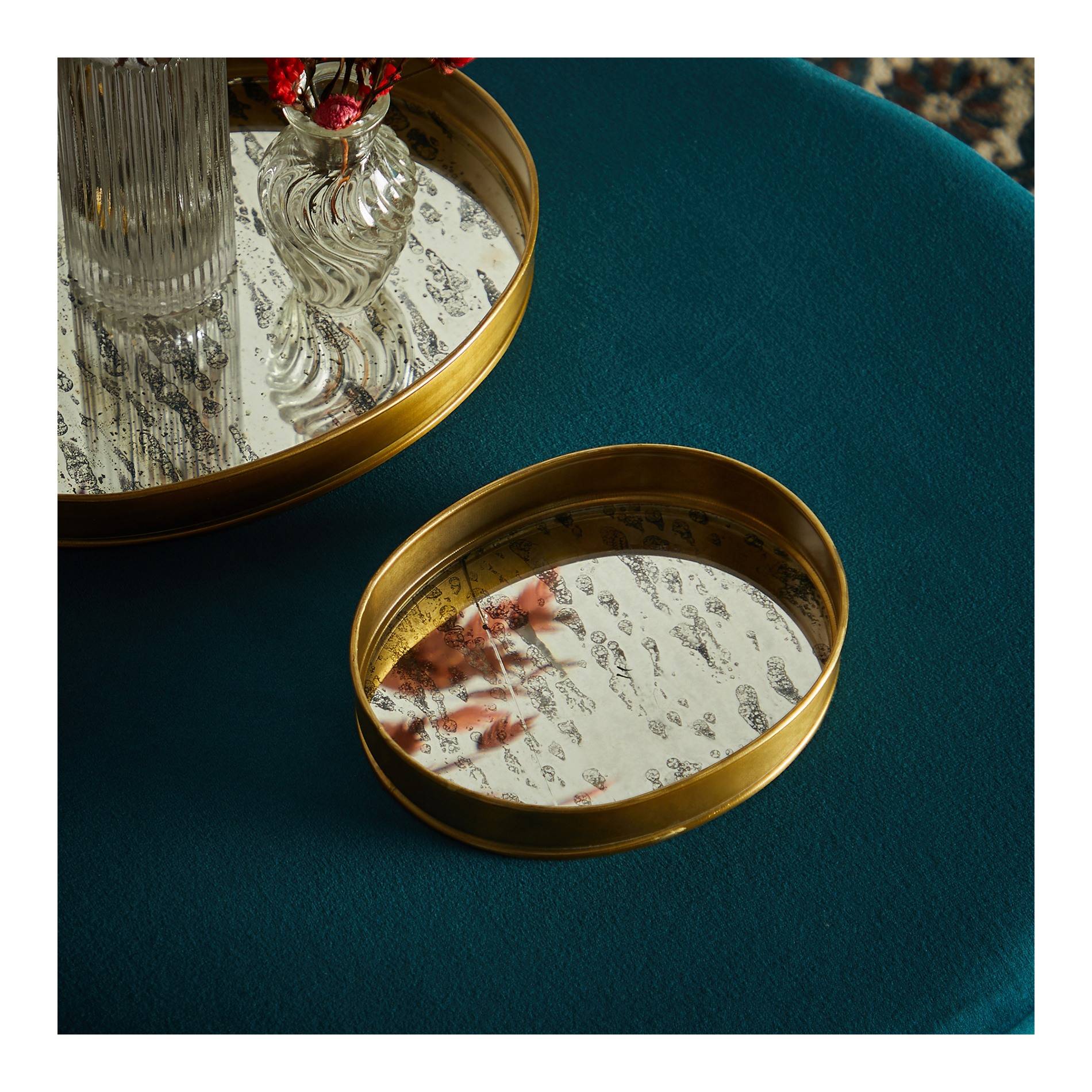 Plat en miroir, Bronze, large image number 0