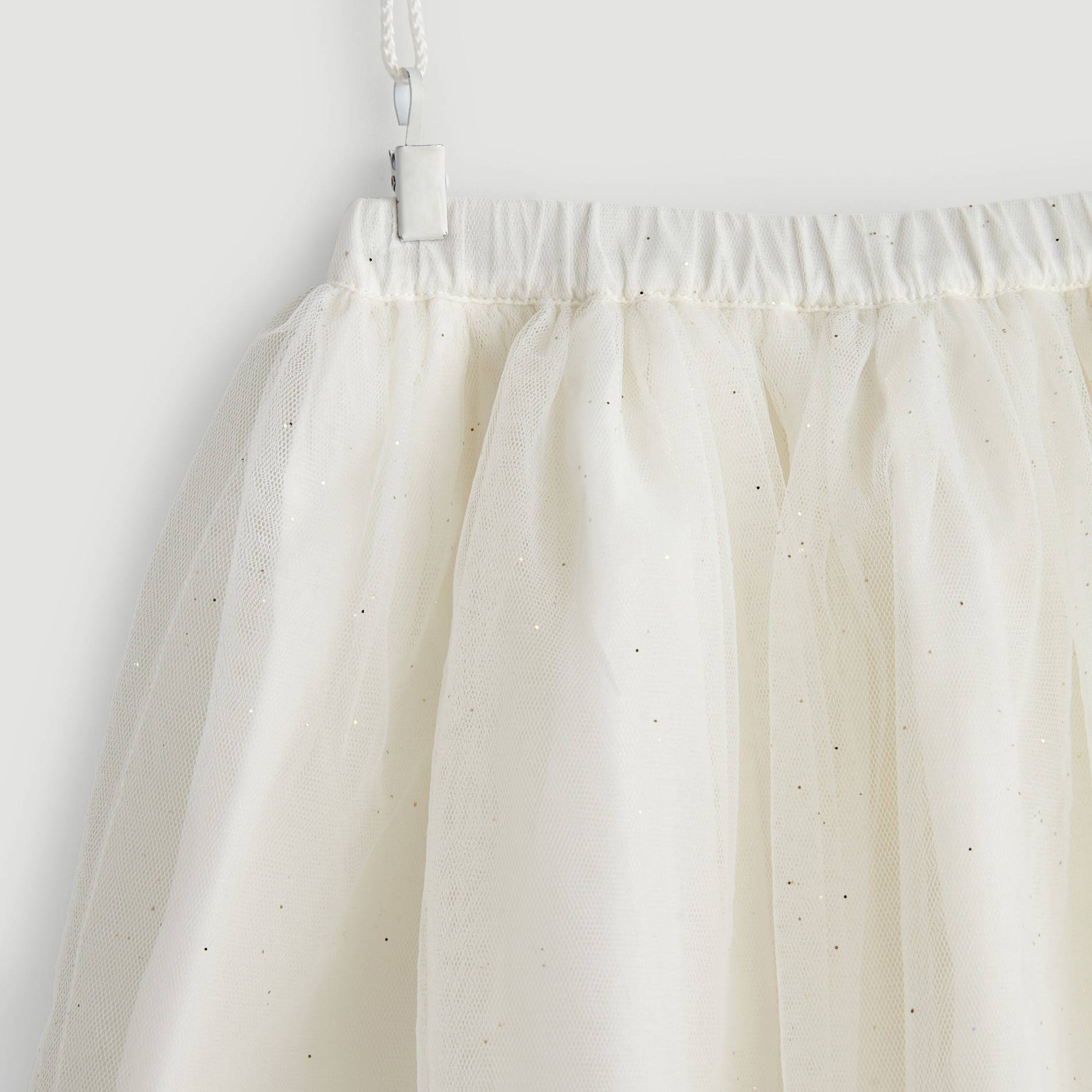 Jupon en tulle pailleté, Ecru, large image number 2