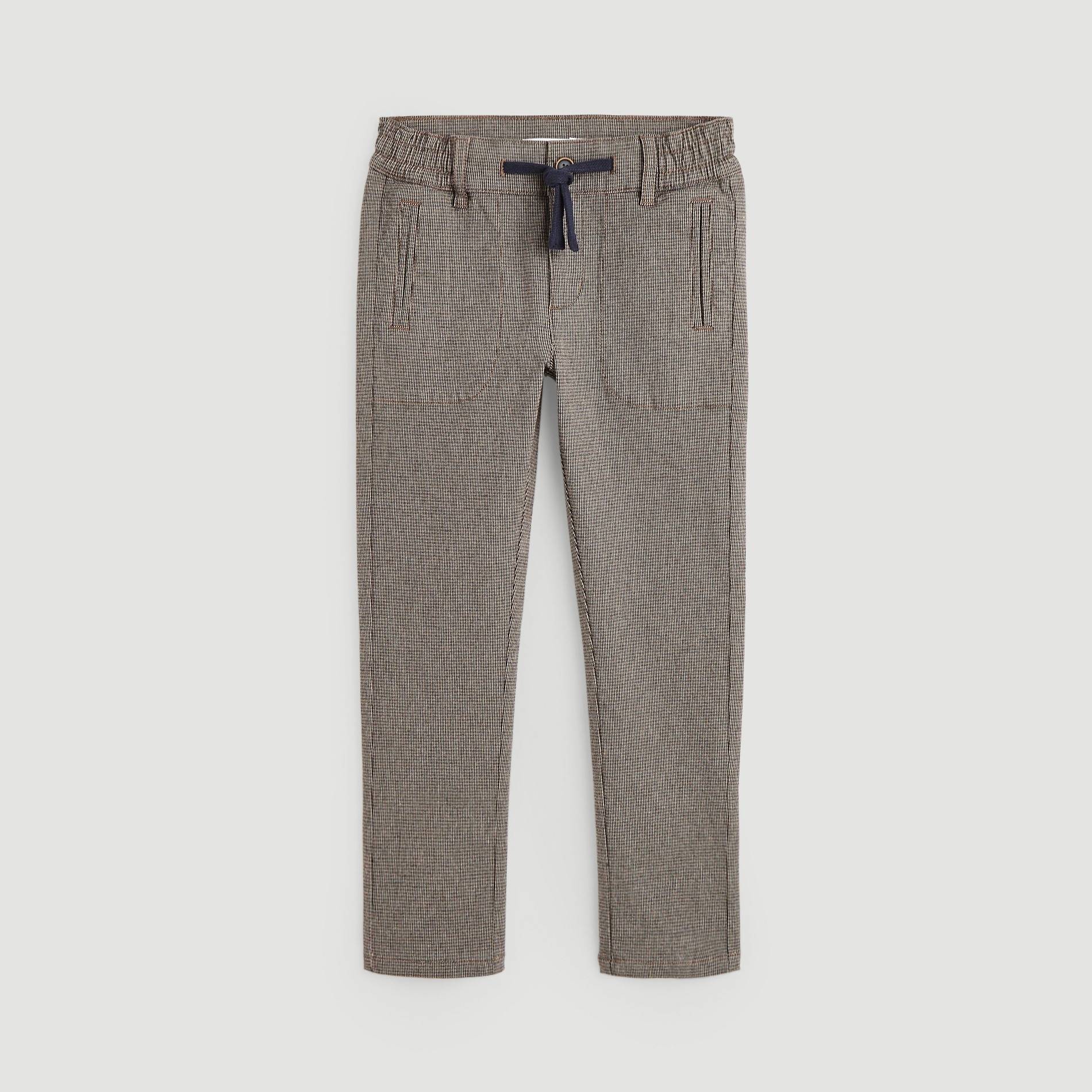 Pantalon à carreaux, Blanc, large image number 0