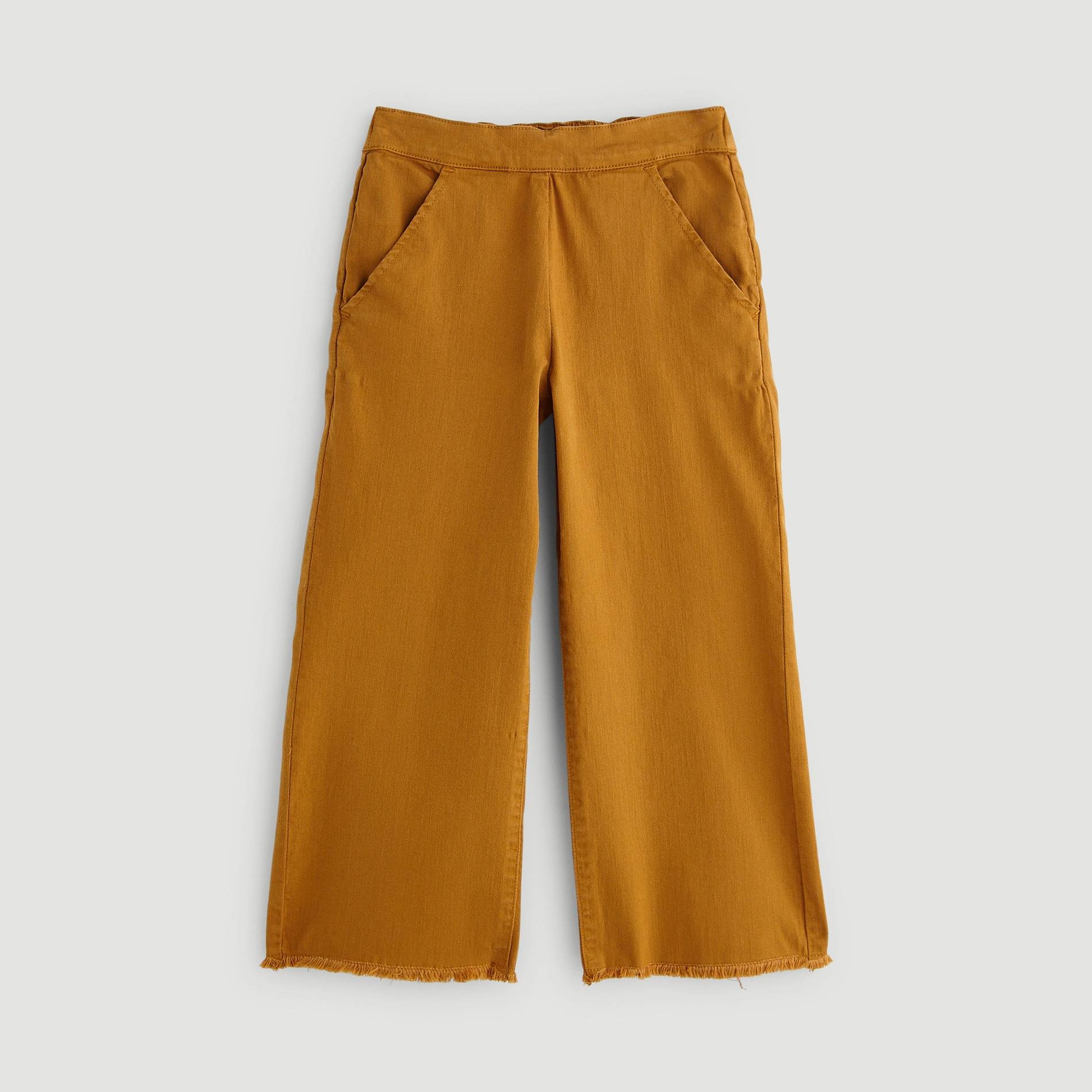 Pantalon à franges, Caramel, large image number 0.0