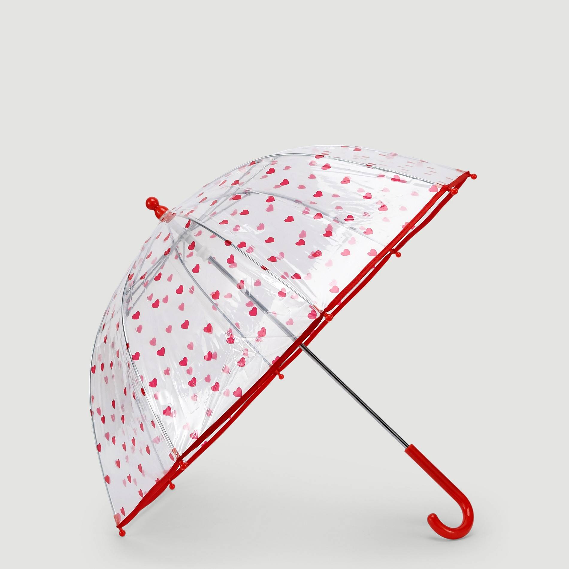 Parapluie coeurs, Rouge, large image number 0.0