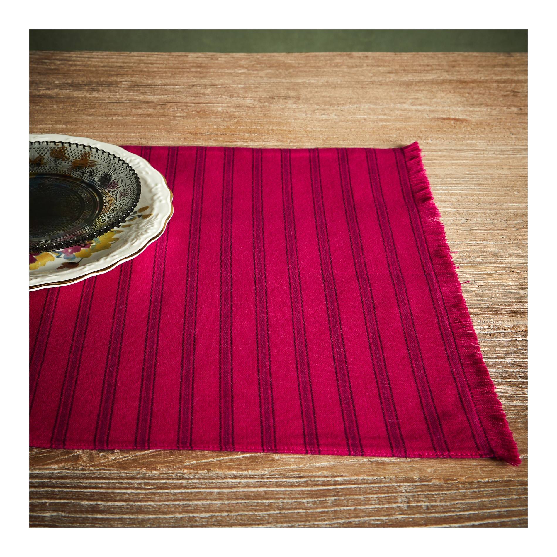 Set de table surteint, Corail, large image number 0.0