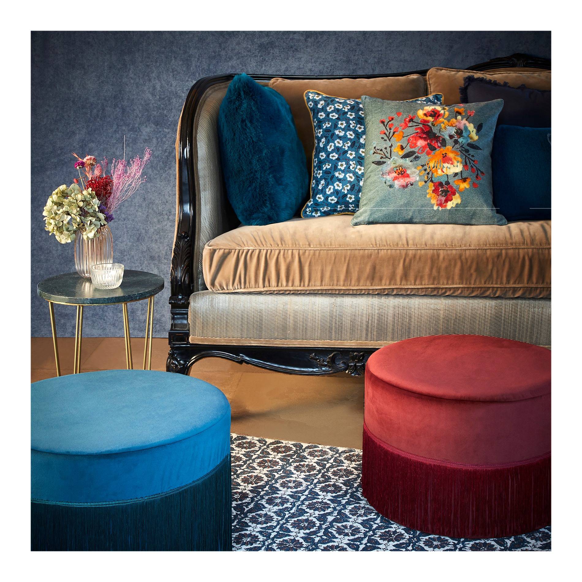 Coussin, Rouge, large image number 2