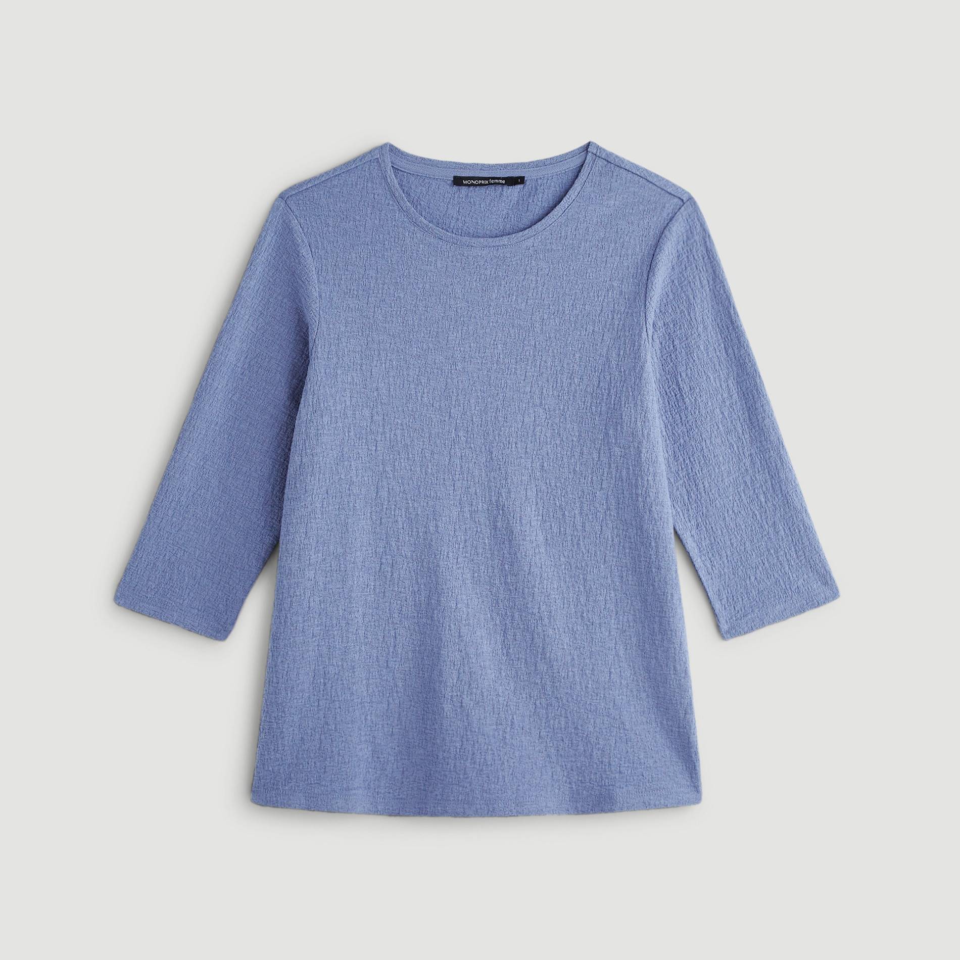 Tshirt col bâteau, Gris anthracite, large image number 2