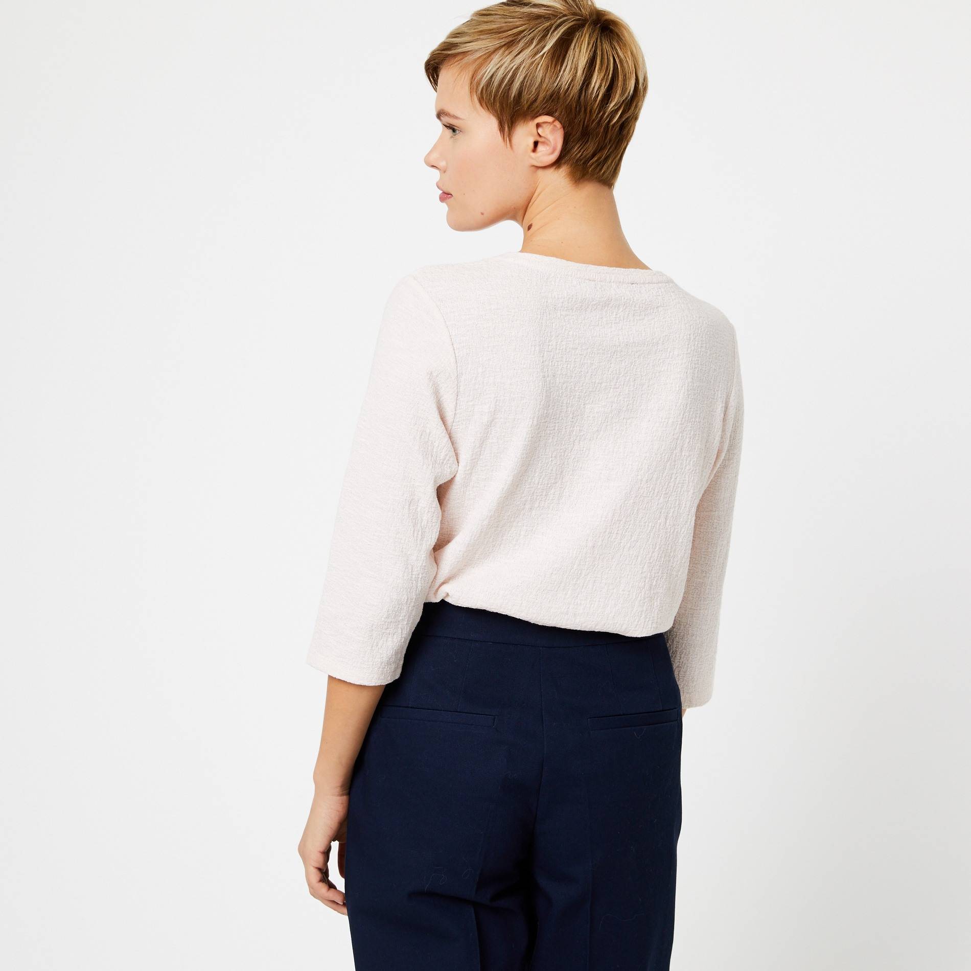 Tshirt col bâteau, Fuchsia, large image number 1