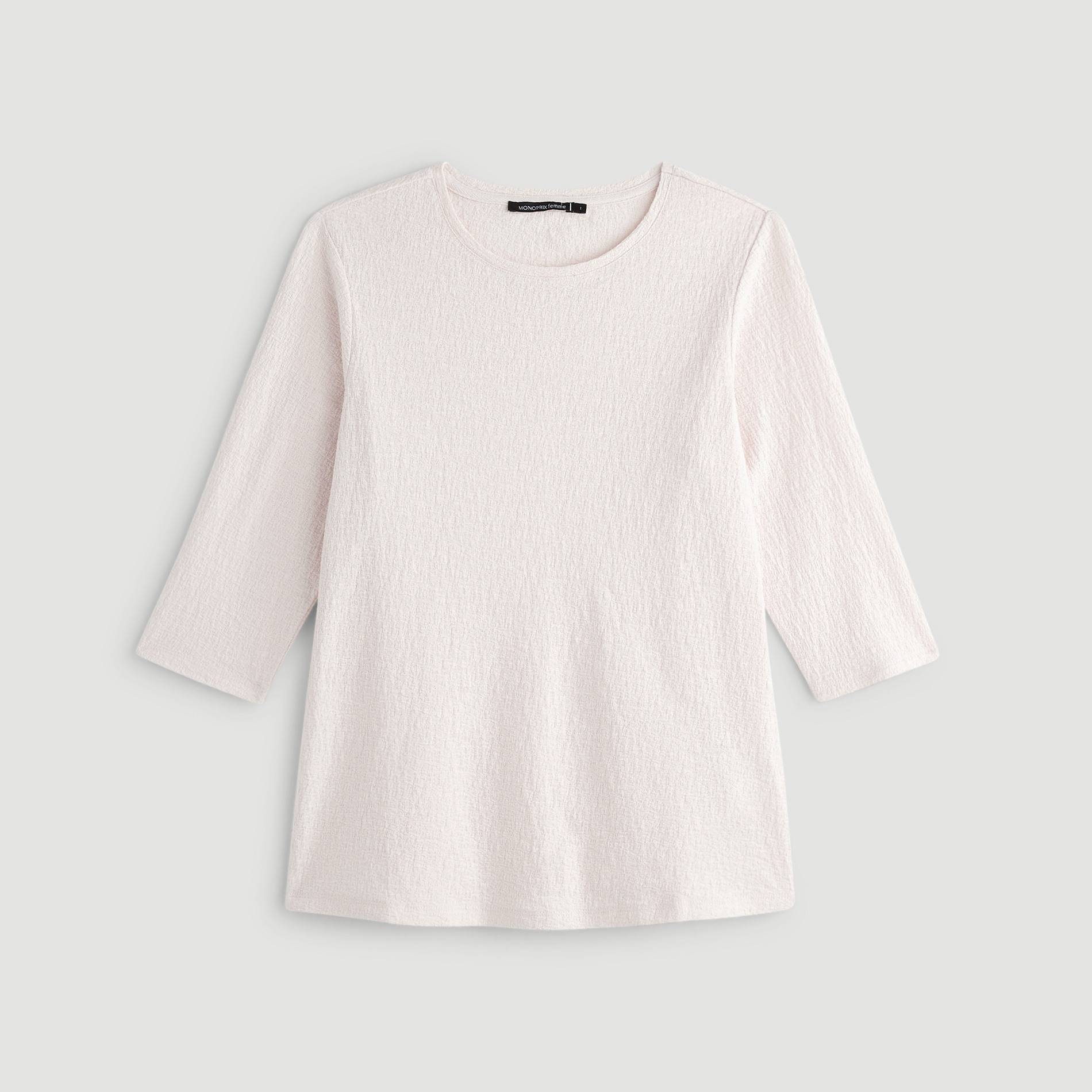 Tshirt col bâteau, Fuchsia, large image number 2