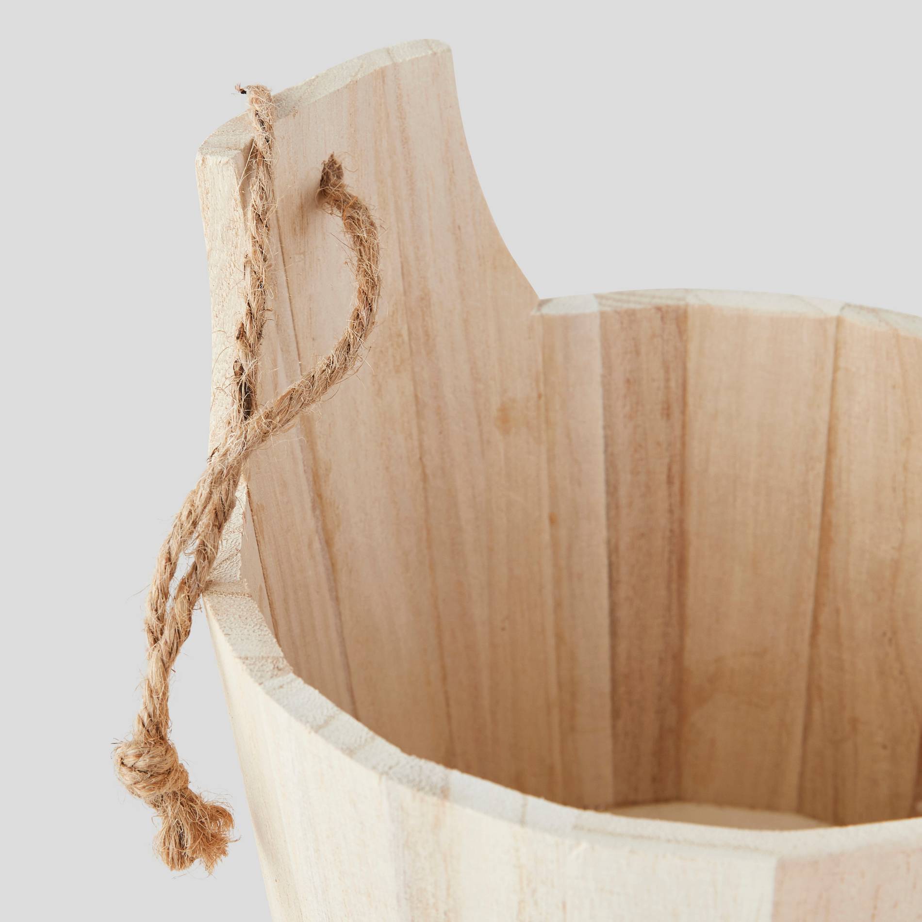 Mini baque en bois pour sauna, Jaune pâle, large image number 1