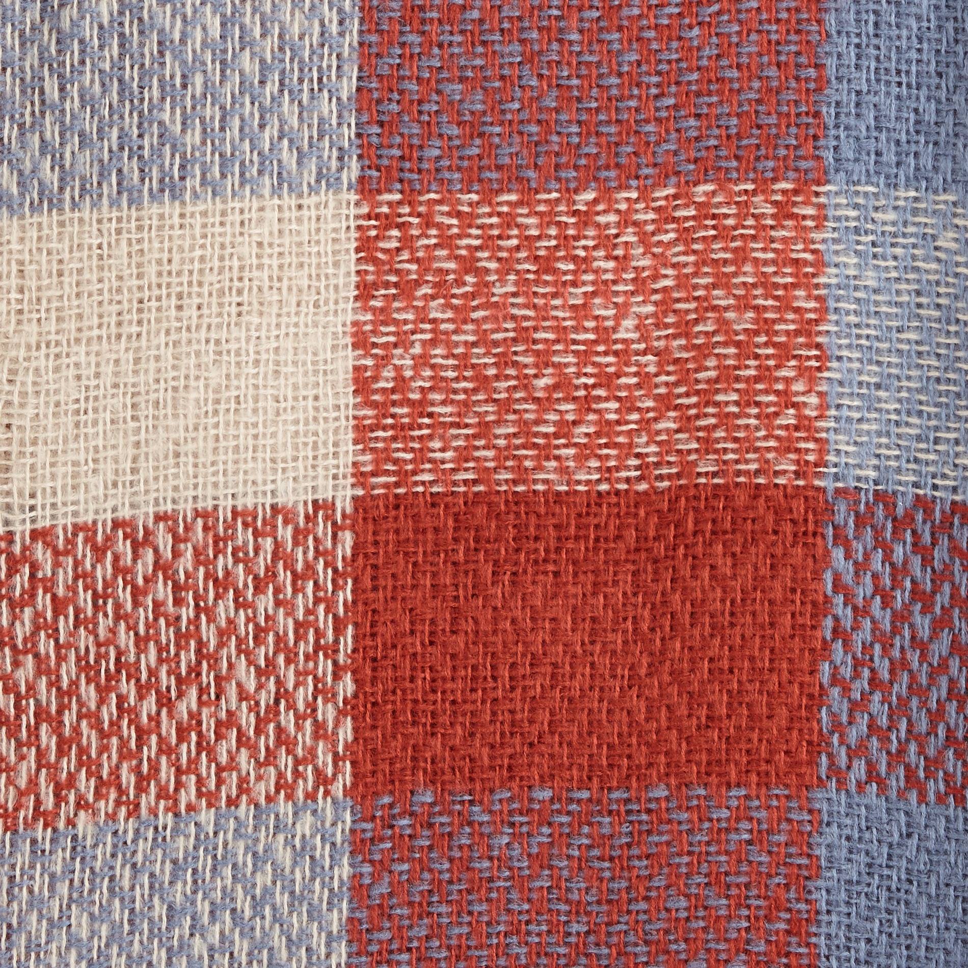 Echarpe motifs à carreaux, Brun, large image number 2.0