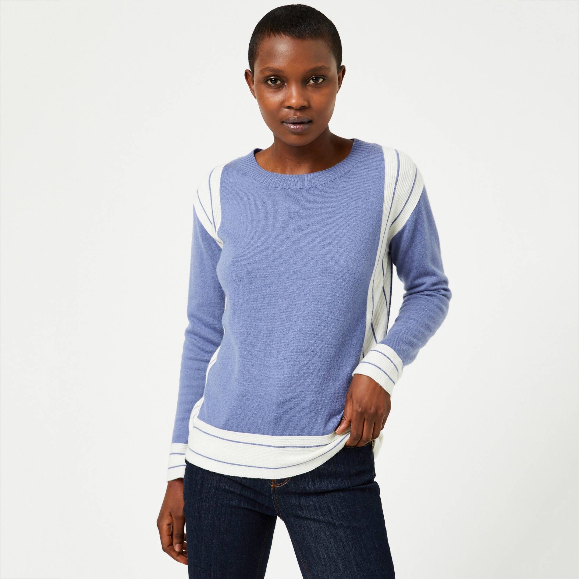 Pull en point fantaisie contenant de la laine, Gris anthracite, large image number 0.0