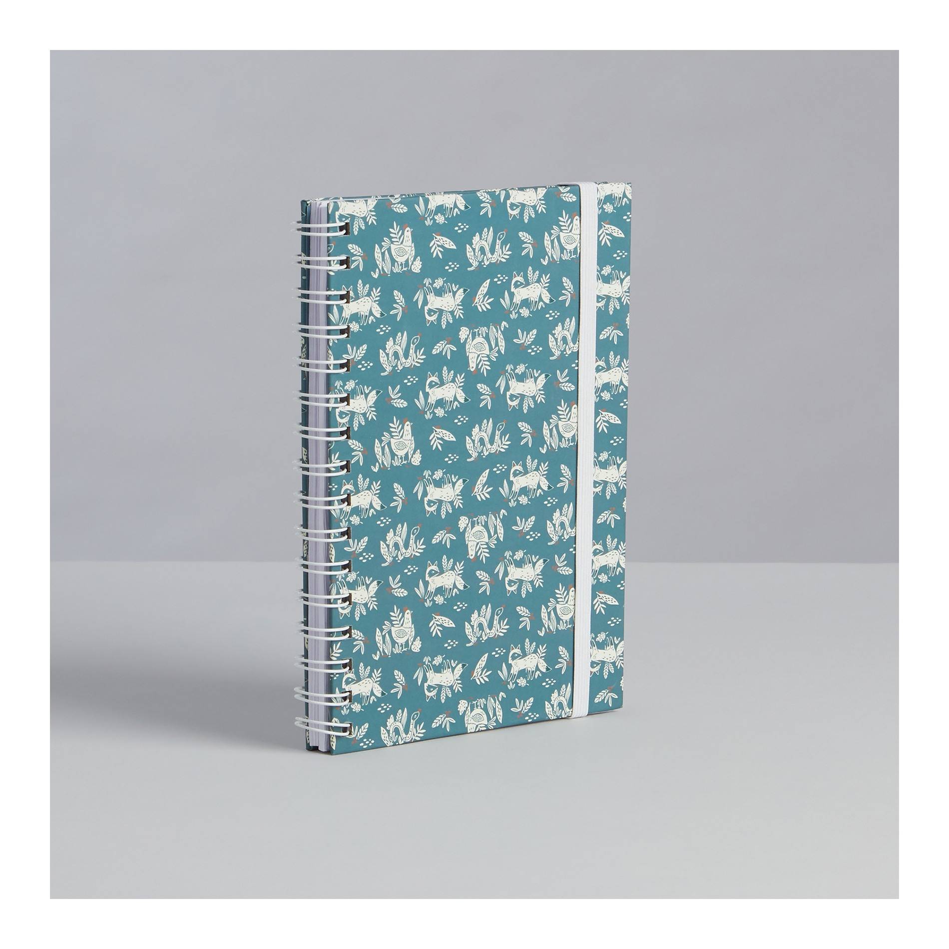 Carnet format A5, spirales, Bleu marine, large image number 1