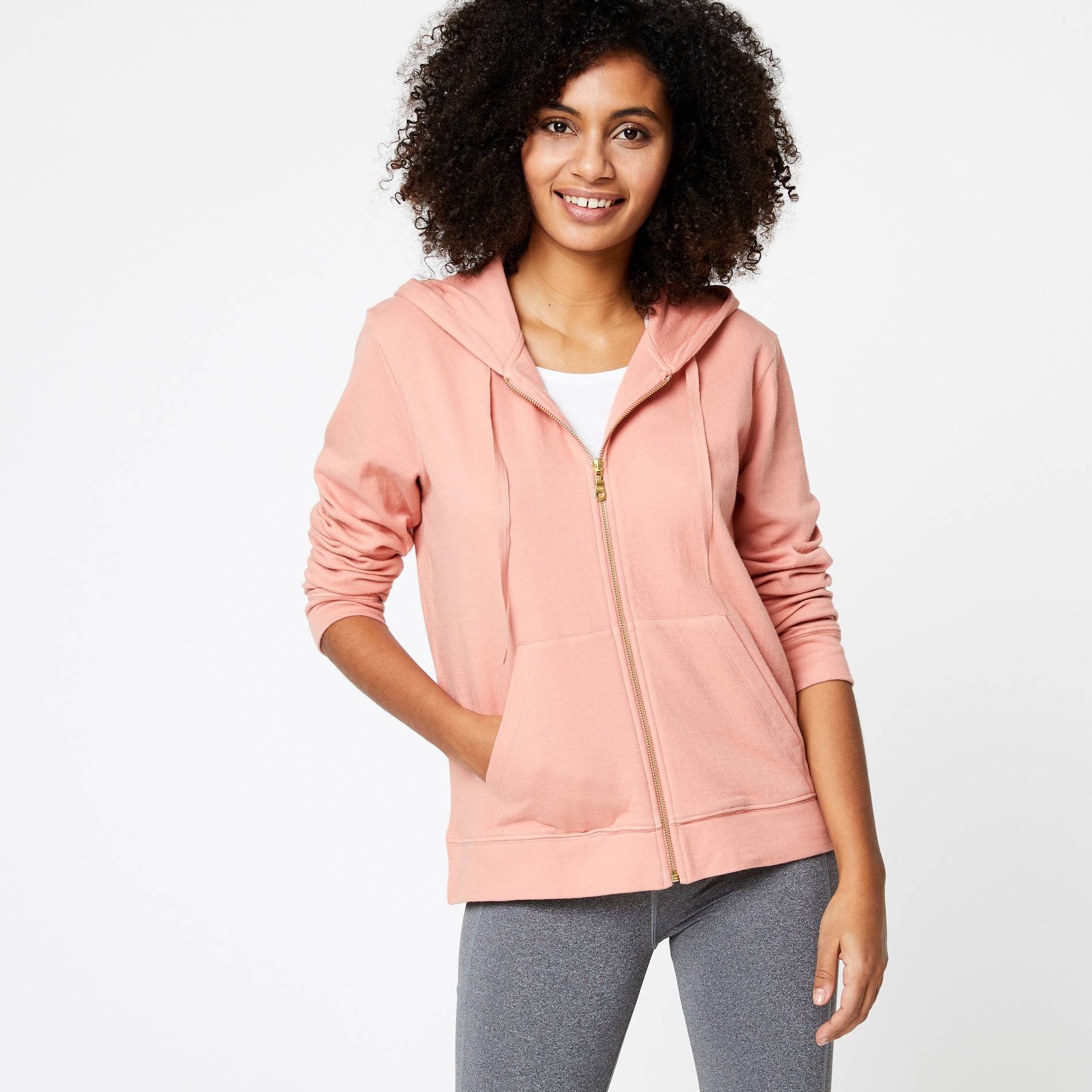 Sweat molleton en coton bio, Orange, large image number 0.0