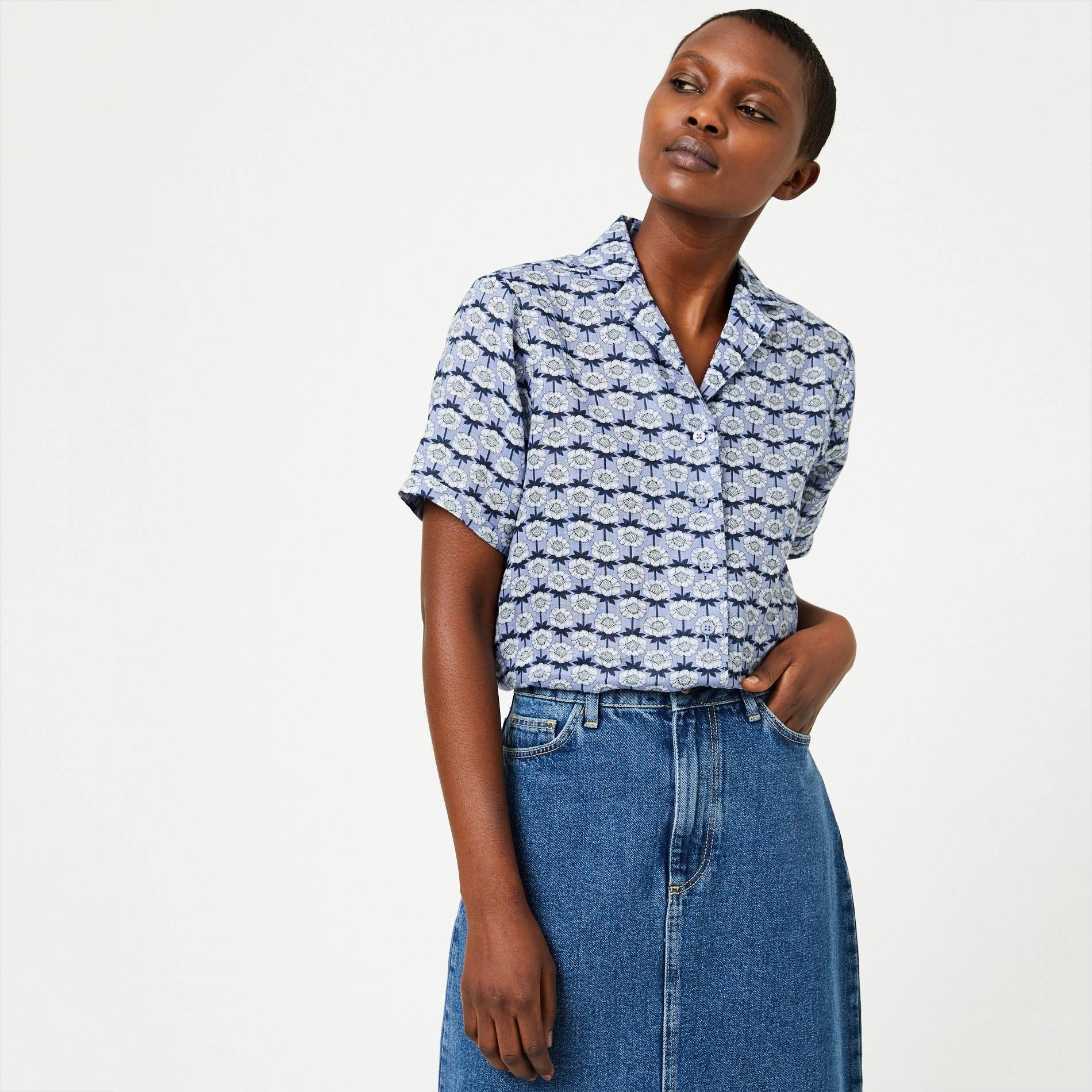 Chemise en lin, Gris anthracite, large image number 0