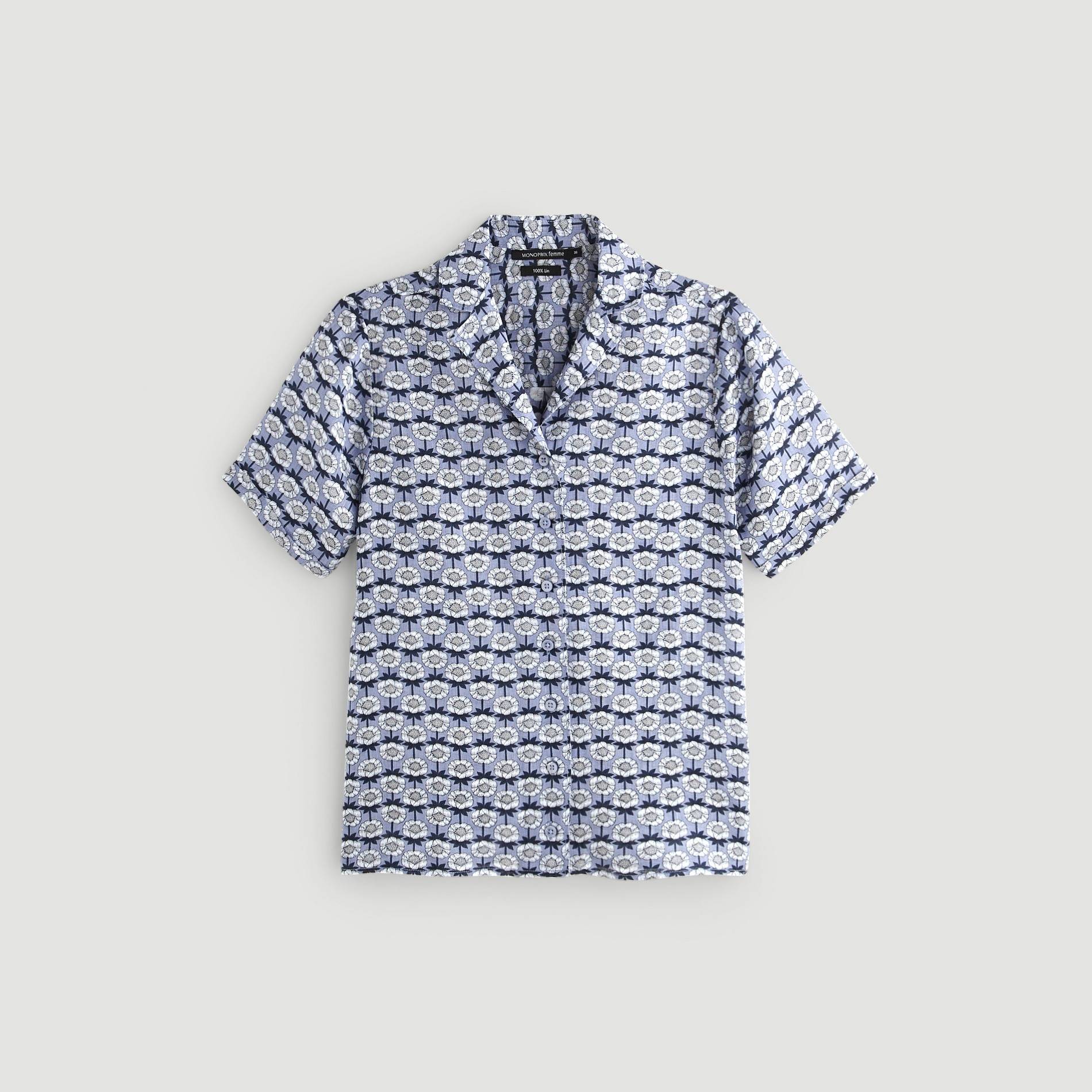 Chemise en lin, Gris anthracite, large image number 2