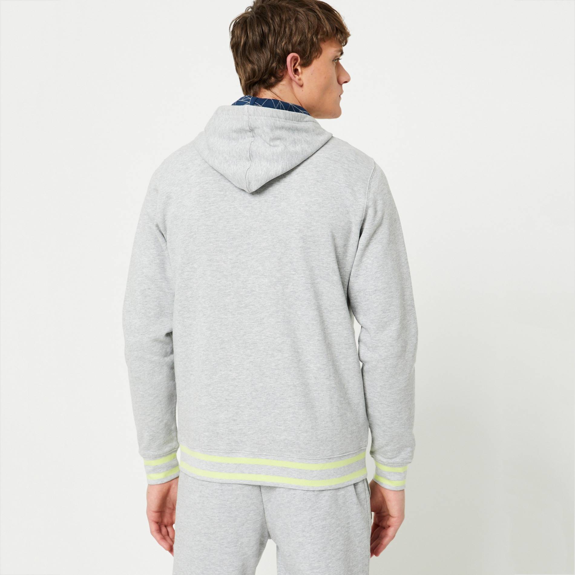 Sweat zippé à capuche - Monoprix Fit, Gris moyen, large image number 1
