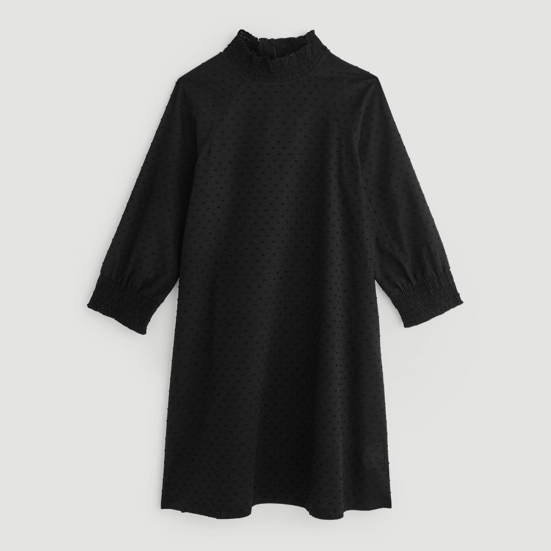 Chemise de nuit manches longues, Noir, large image number 2