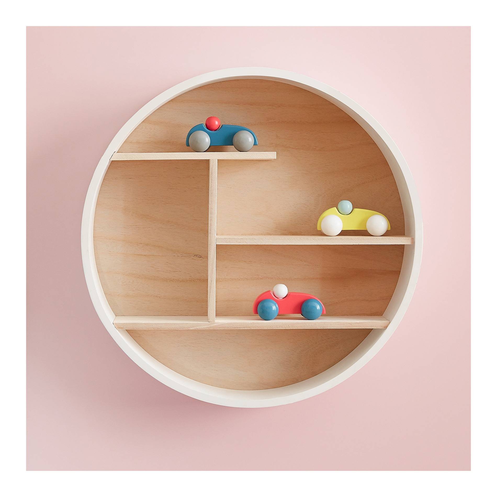 Etagère en bois, Blanc, large image number 0