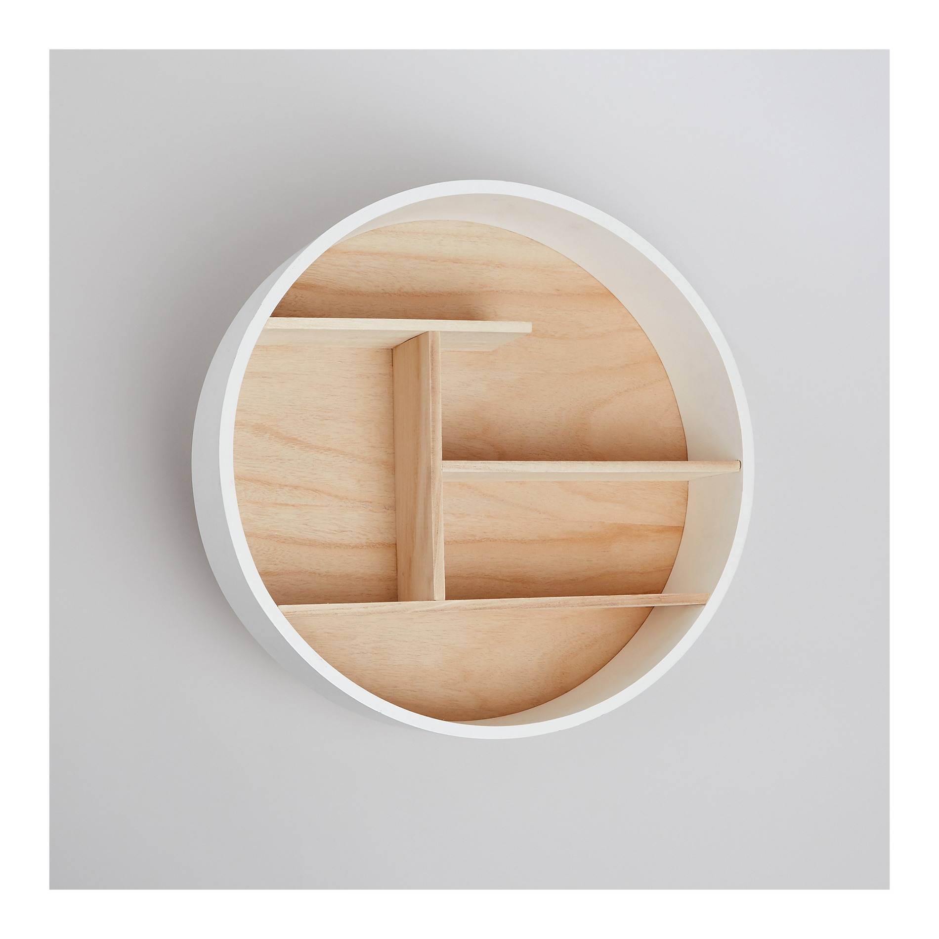 Etagère en bois, Blanc, large image number 1