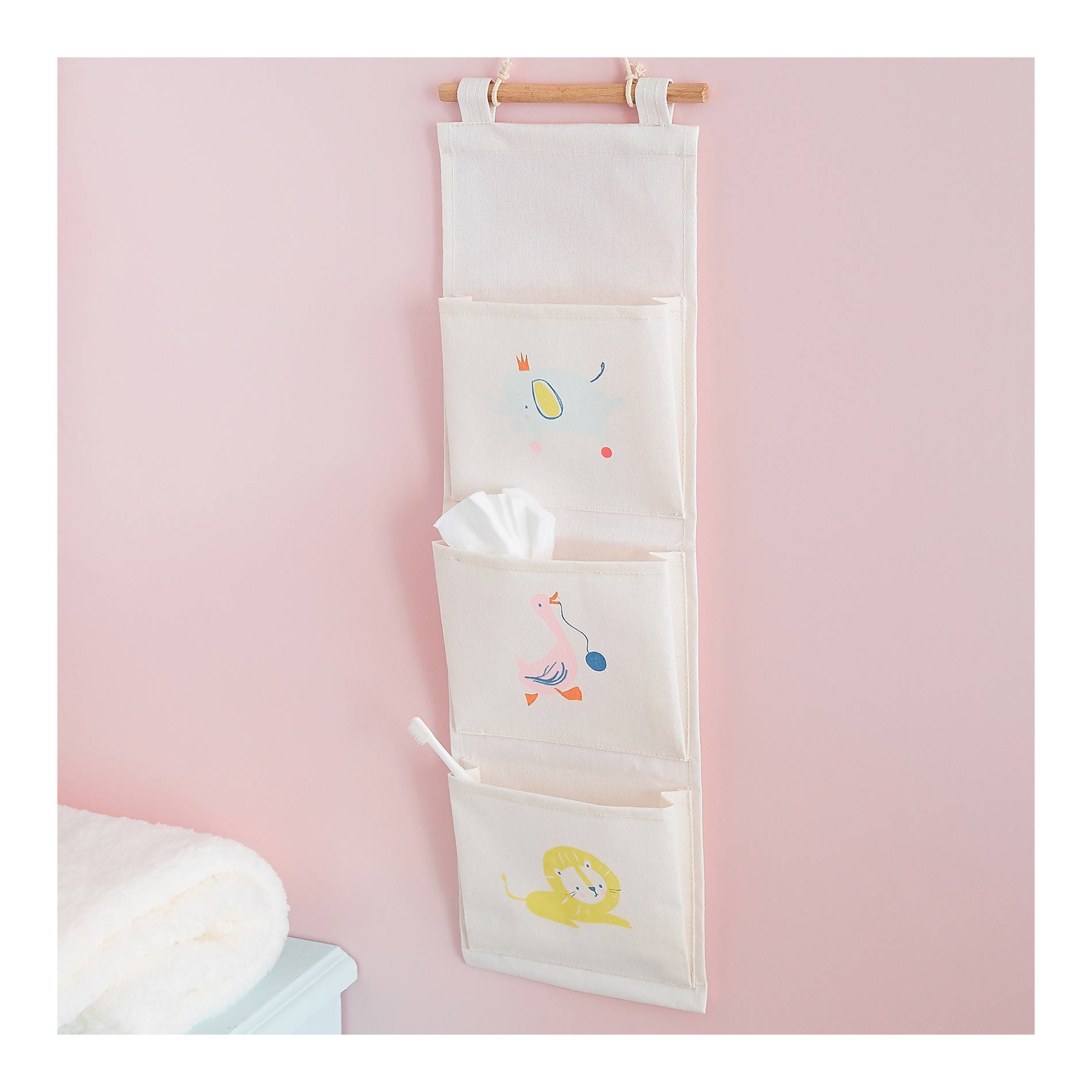 Pochette de rangement suspendue, Blanc, large image number 0.0
