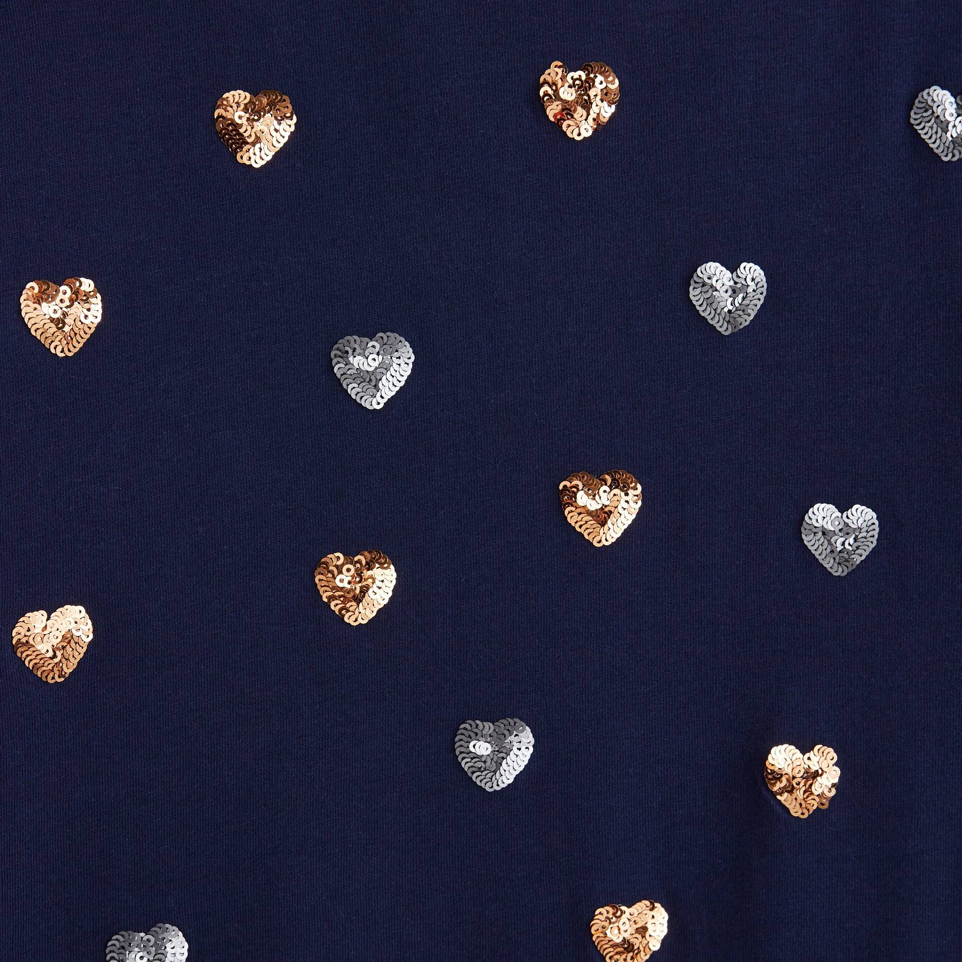 T-shirt manches longues à sequins, Bleu marine, large image number 2