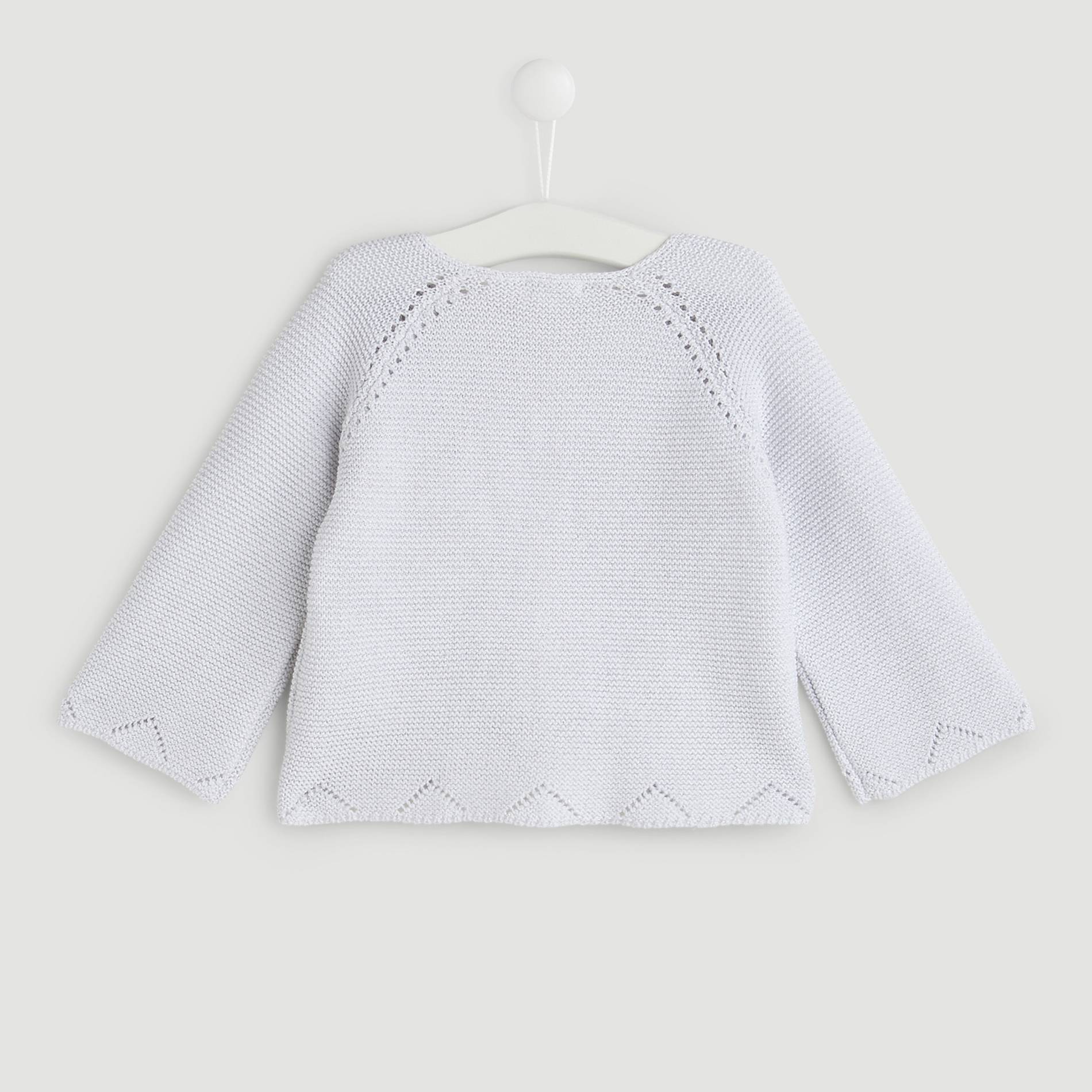 Cardigan cérémonie, Blanc, large image number 1.0