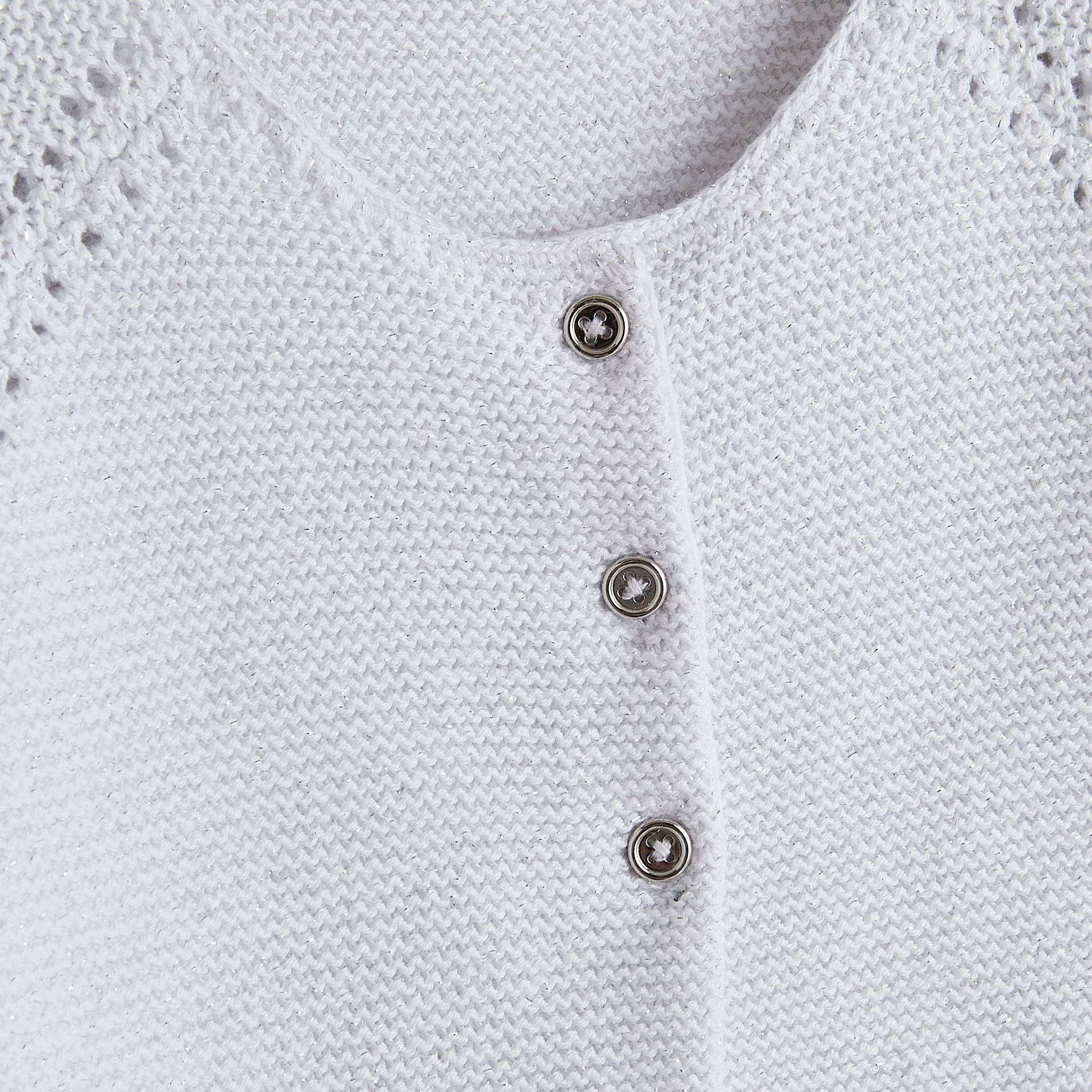 Cardigan cérémonie, Blanc, large image number 2.0