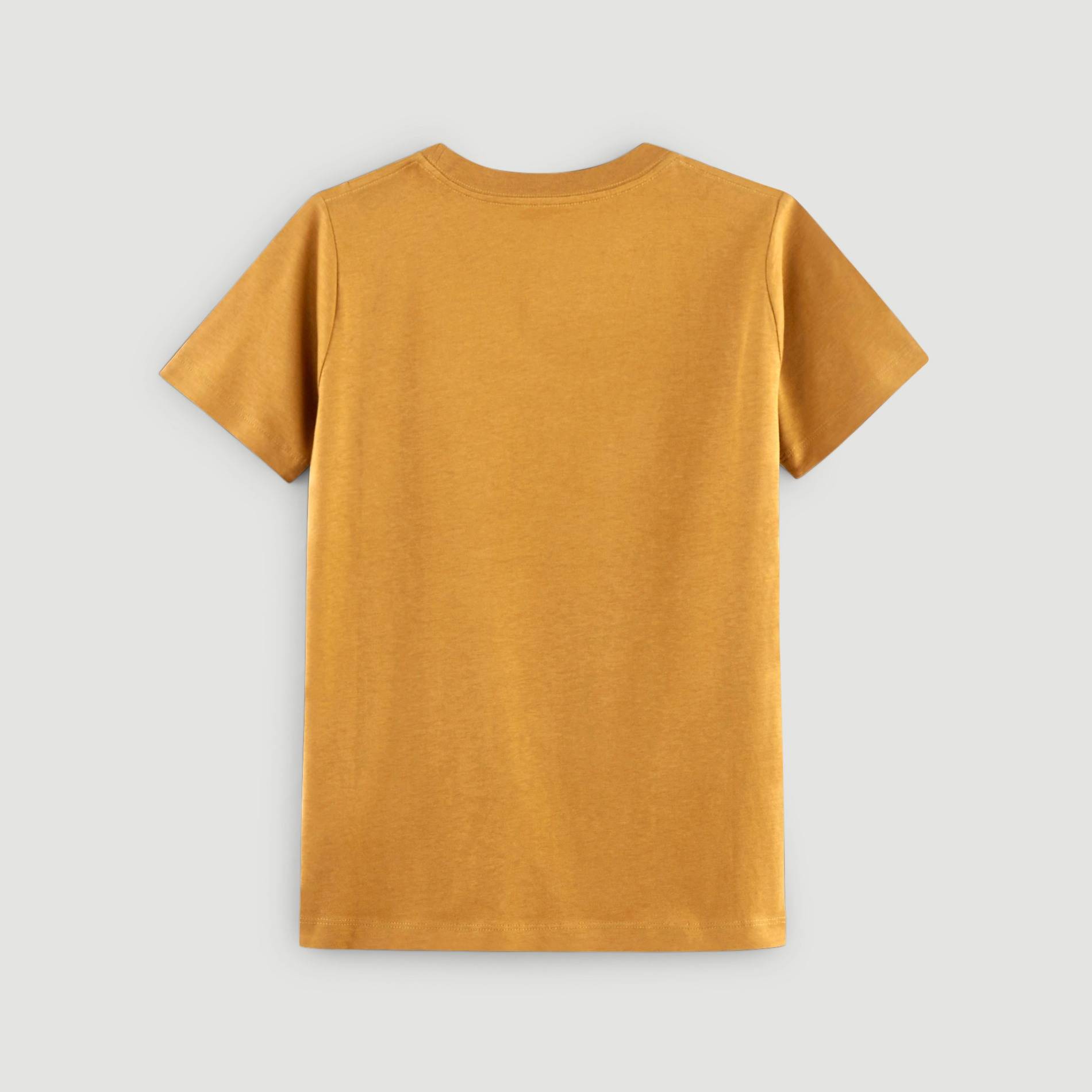 T-shirt manches courtes imprimé, Chocolat, large image number 2