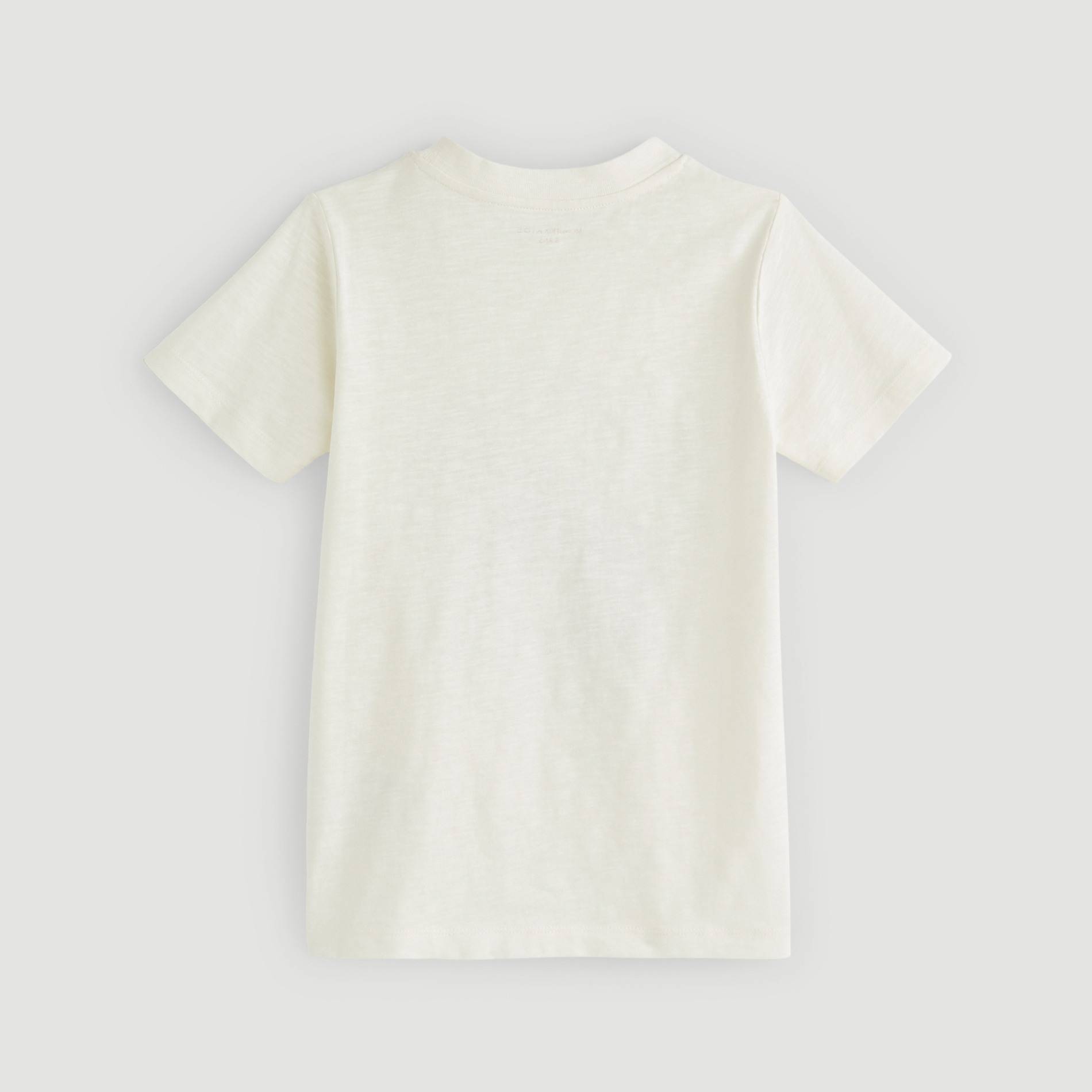 T-shirt manches courtes imprimé, Ecru, large image number 1.0