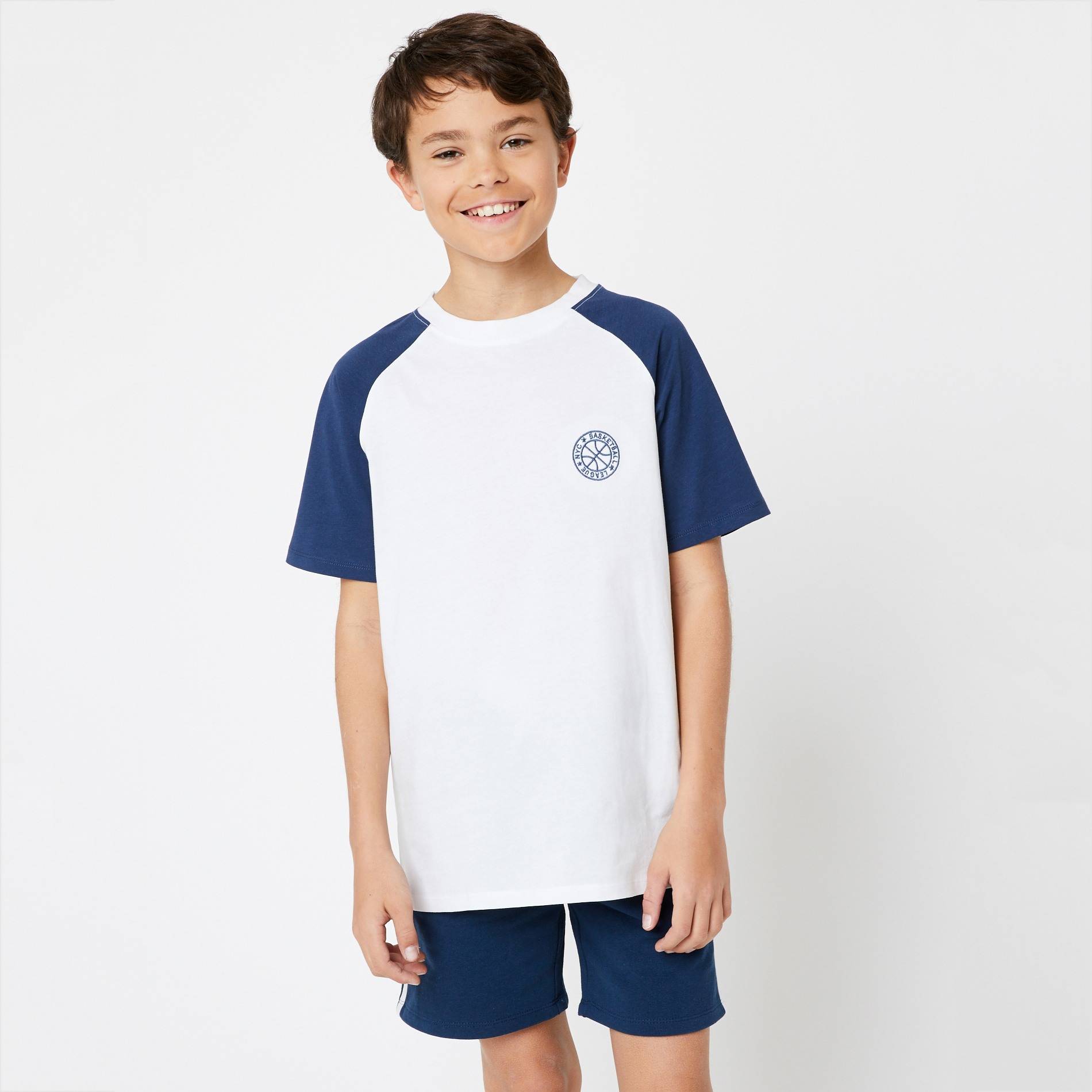 T-shirt manches courtes imprimé, Blanc, large image number 0.0