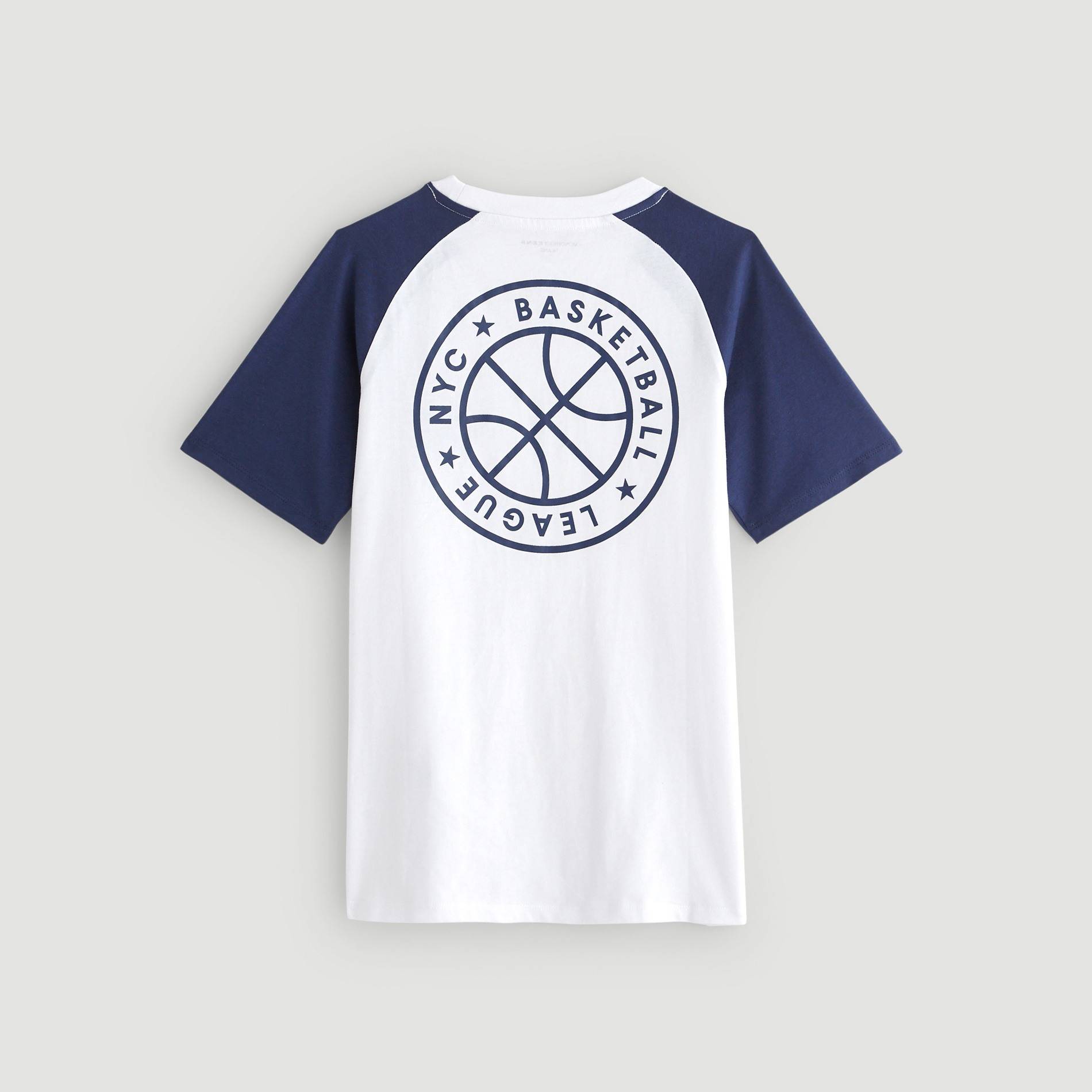 T-shirt manches courtes imprimé, Blanc, large image number 2