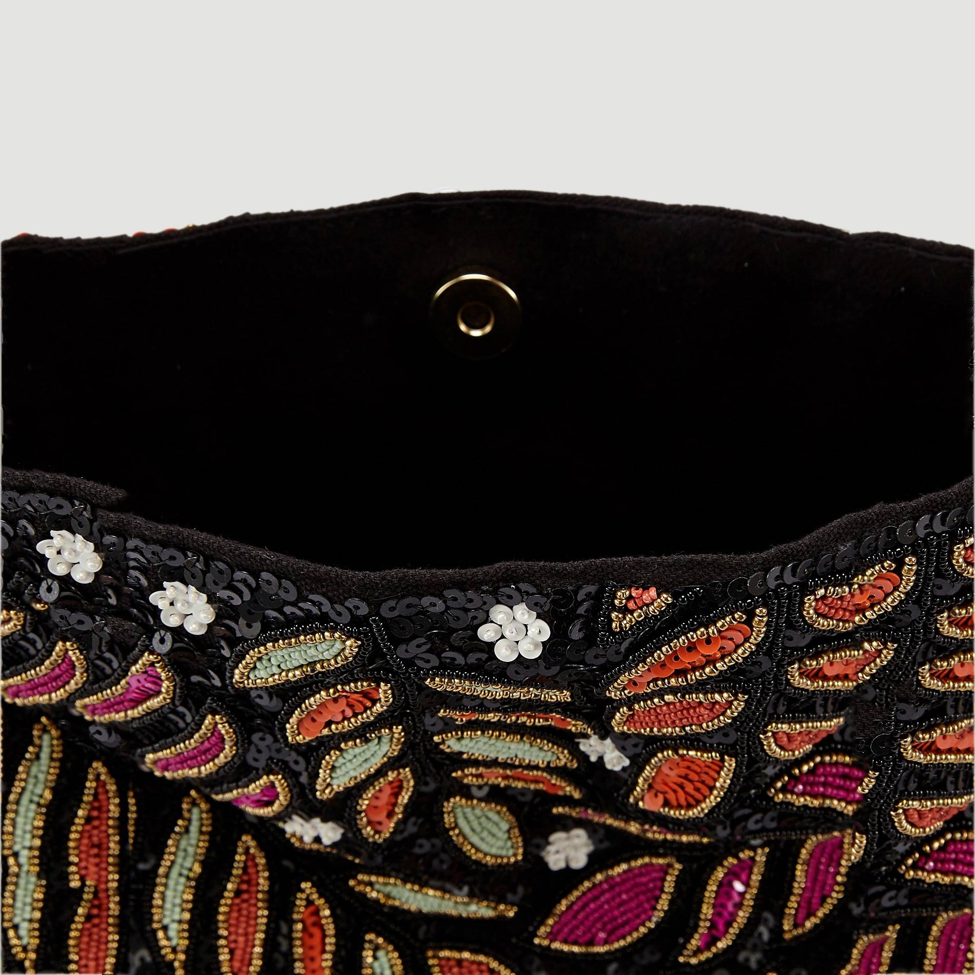 Sac seau à perles, Noir, large image number 2