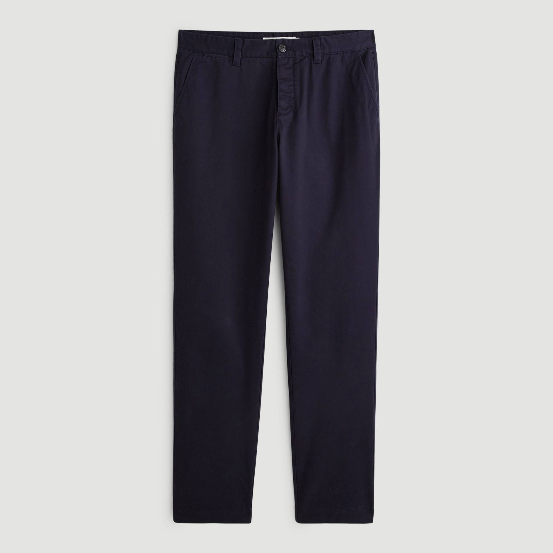 Pantalon chino coupe regular en coton BIO, Bleu marine, large image number 2.0