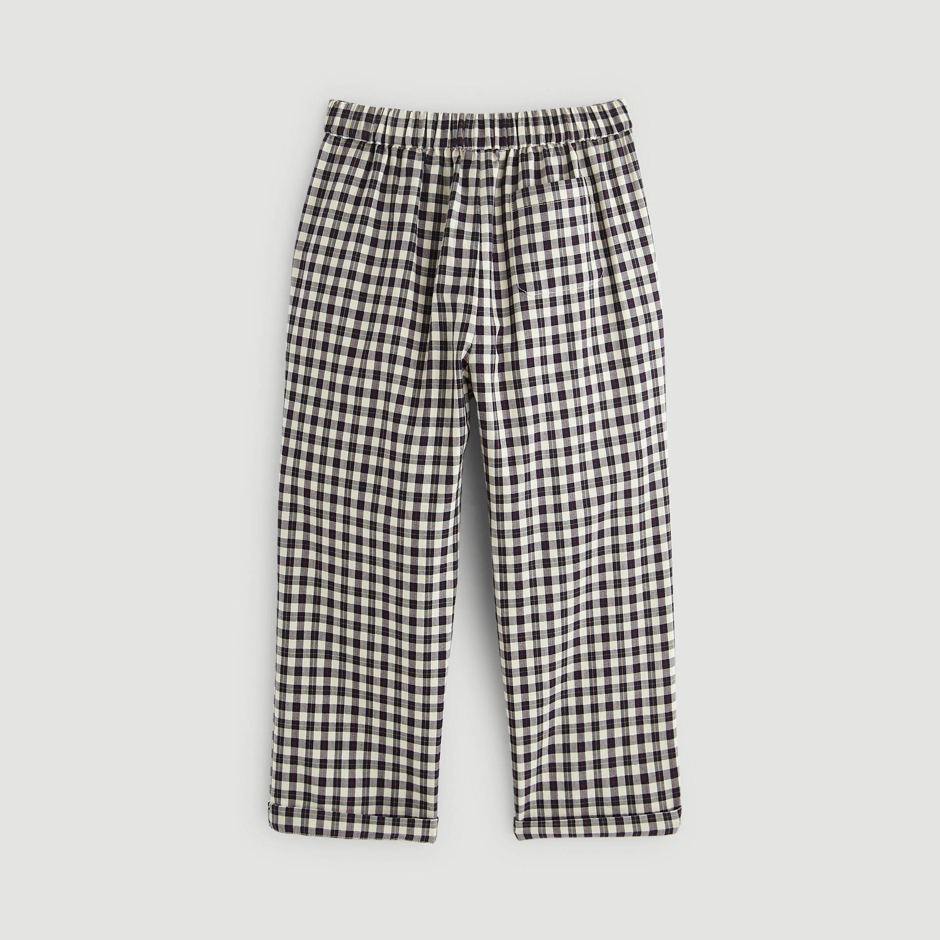 Pantalon &agrave; carreaux, Ecru, large image number 1