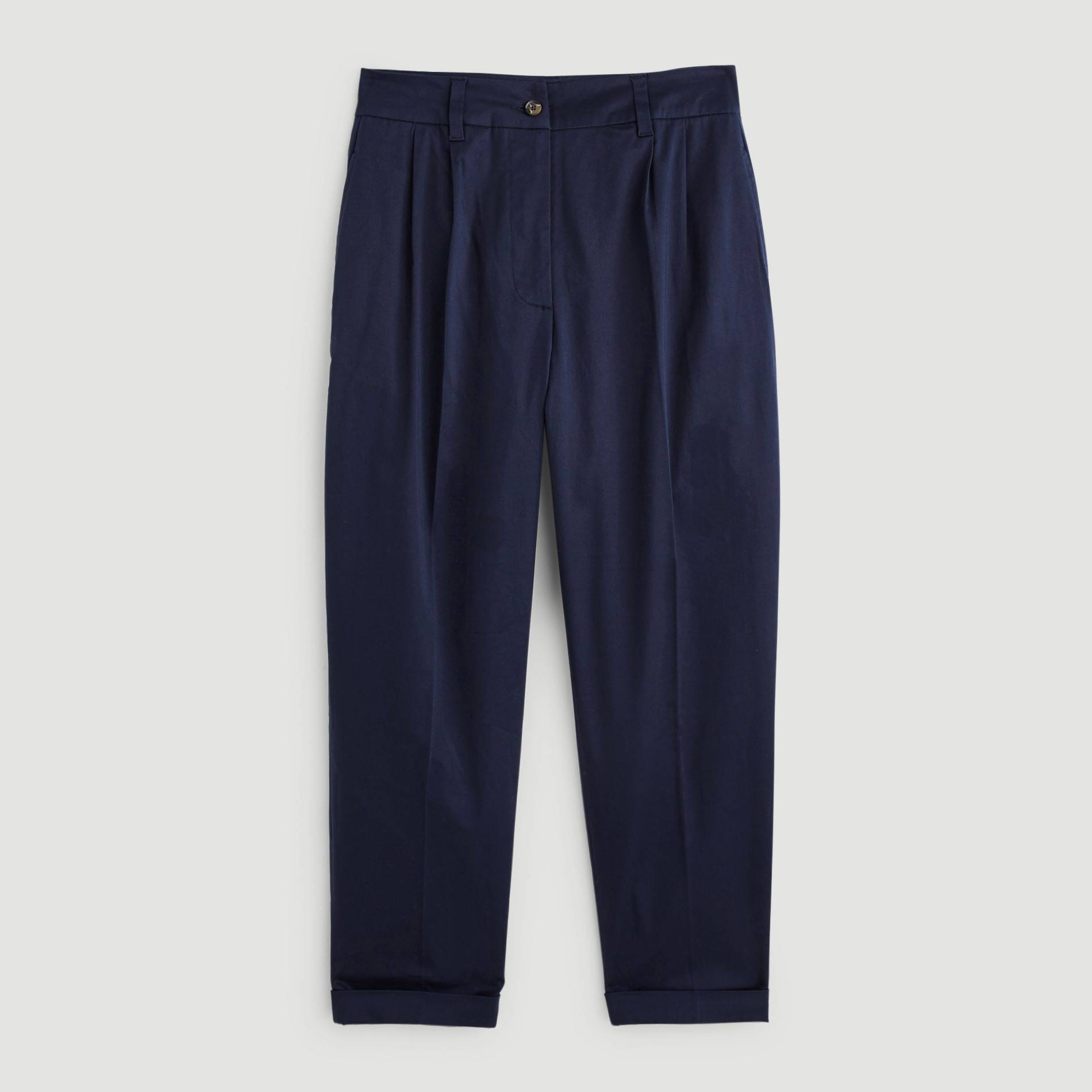 Pantalon taille haute, Bleu marine, large image number 2