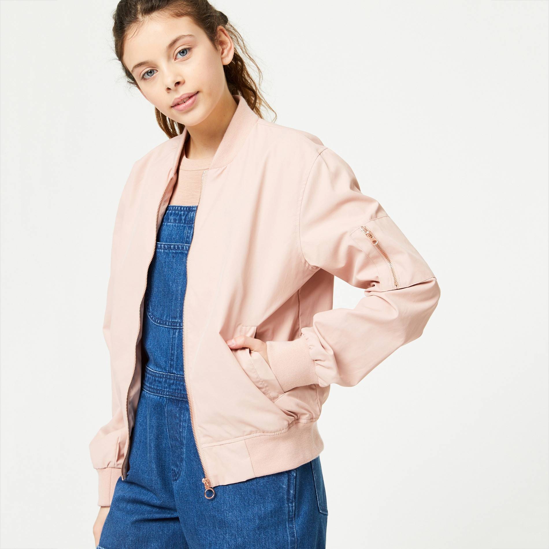 Blouson bomber, Rose clair, large image number 0