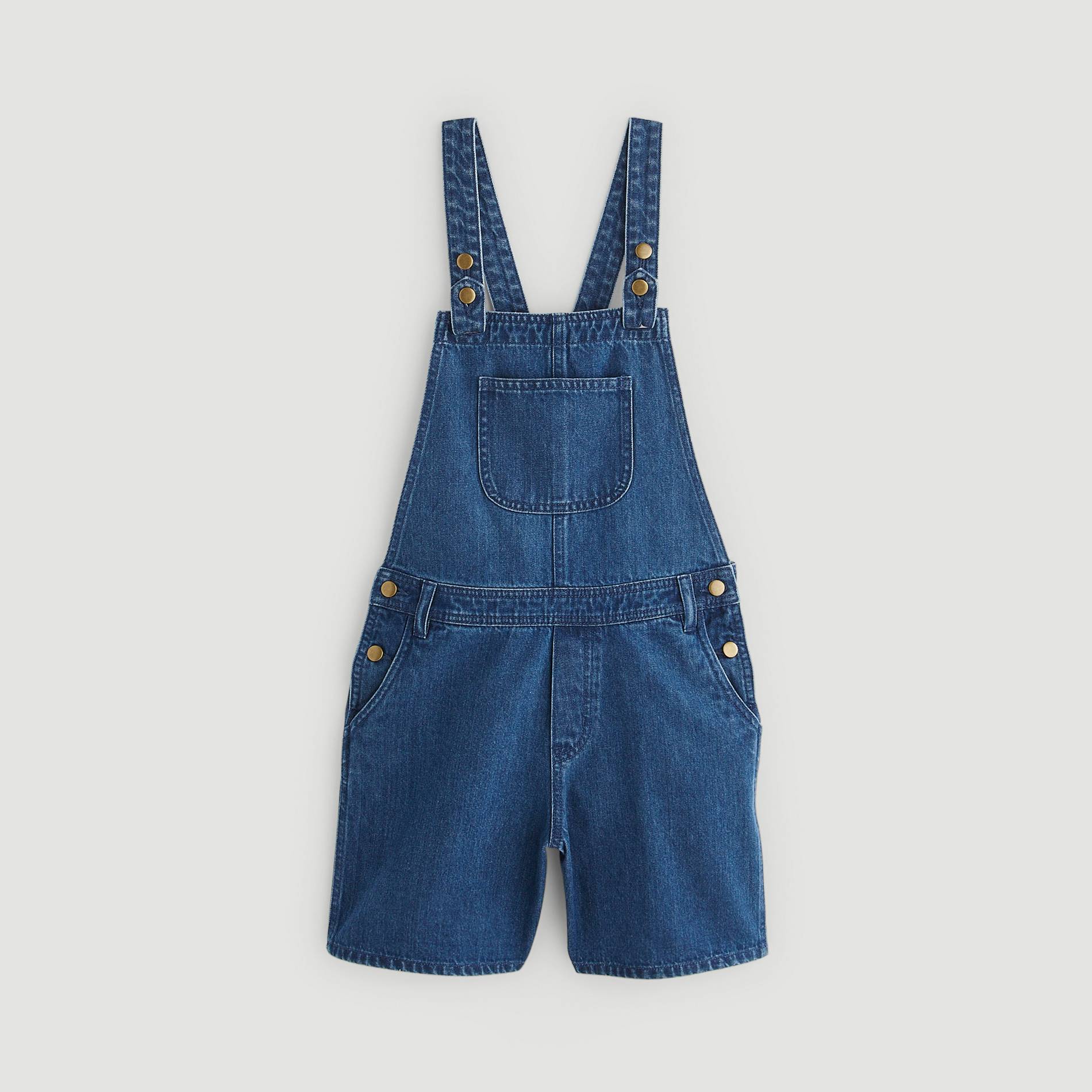Salopette short, Bleu marine, large image number 1