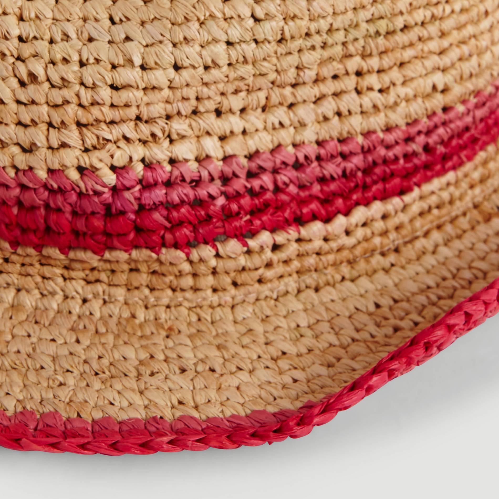 Chapeau en raphia, Brique, large image number 1.0