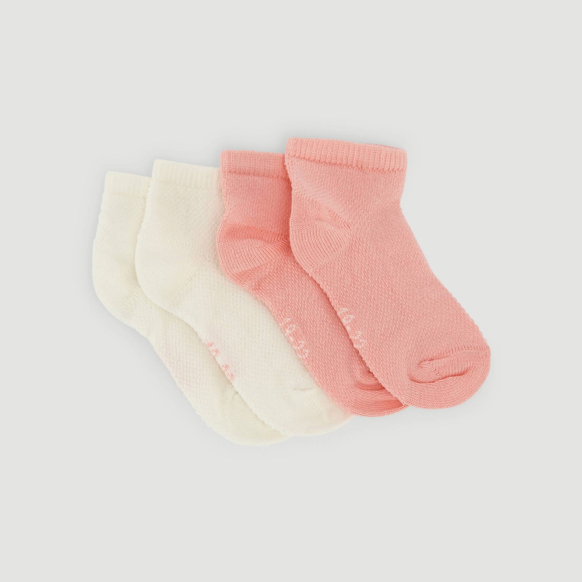 Lot de 2 paires de socquettes, Bois de rose, large image number 0