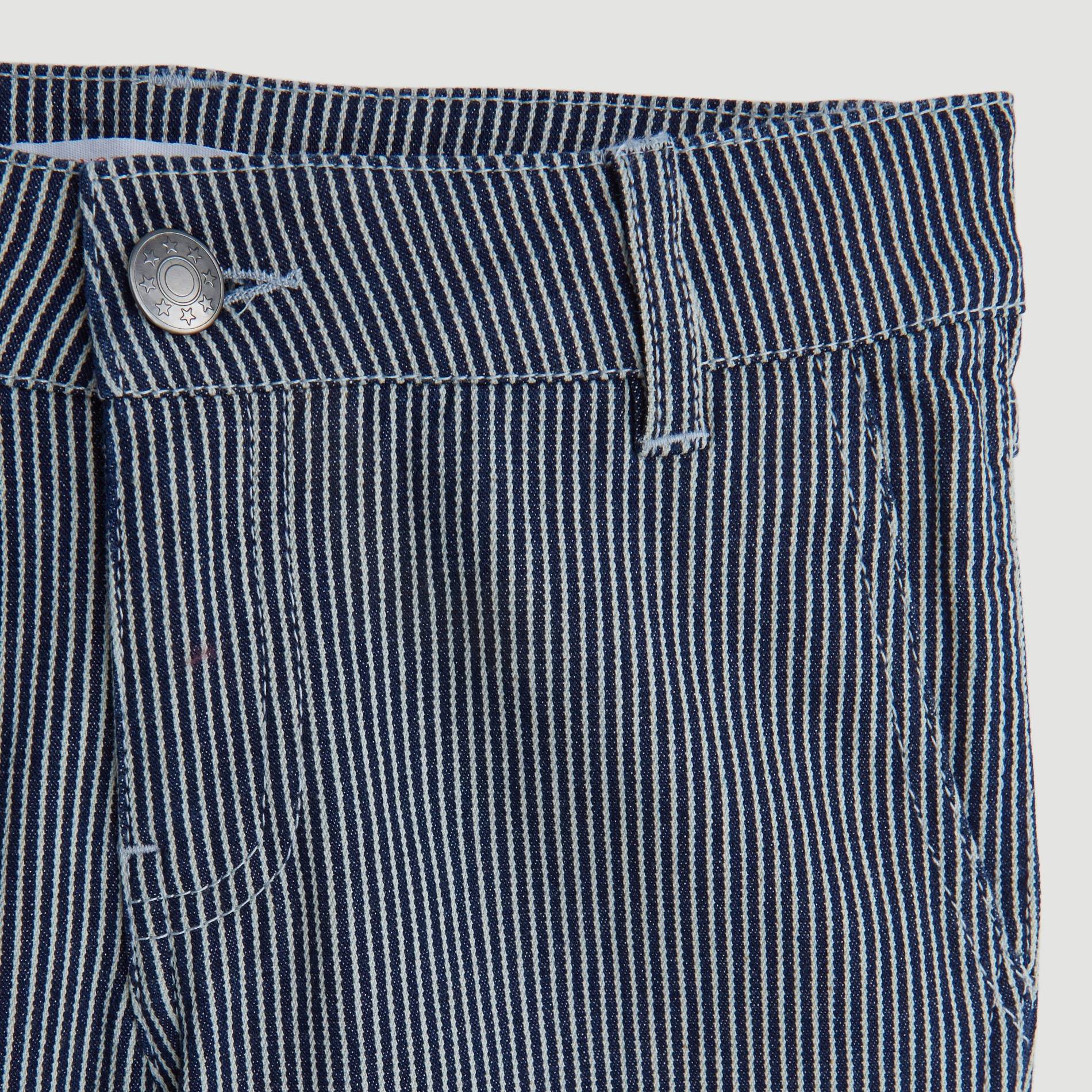 Pantalon rayé, Blanc, large image number 2.0