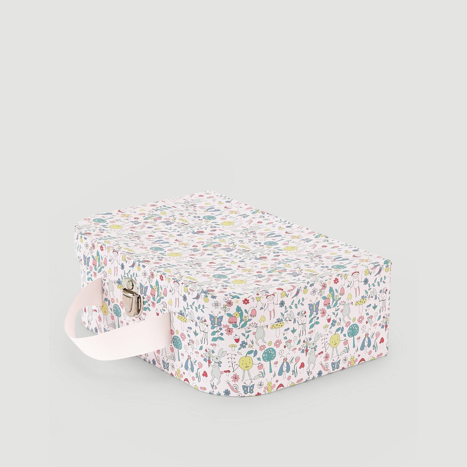 Valisette imprimée, Rose clair, large image number 0.0