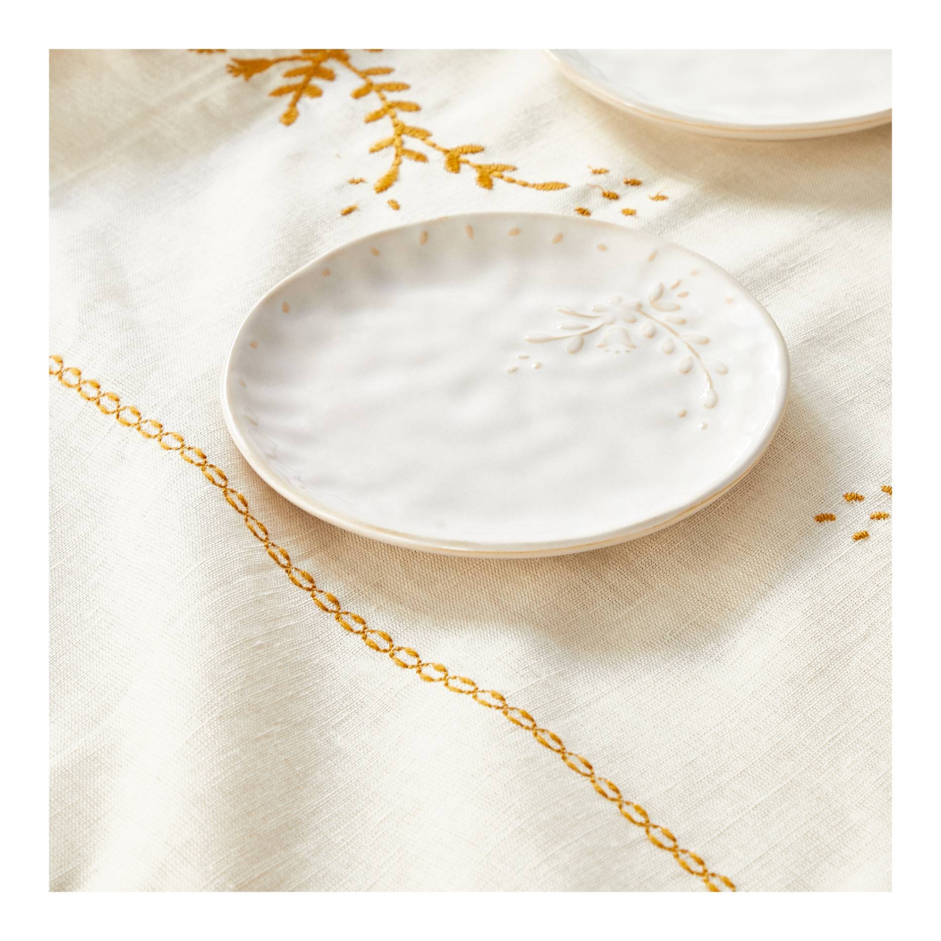Assiette à pain - Laure de Sagazan x Monoprix, Ecru, large image number 0