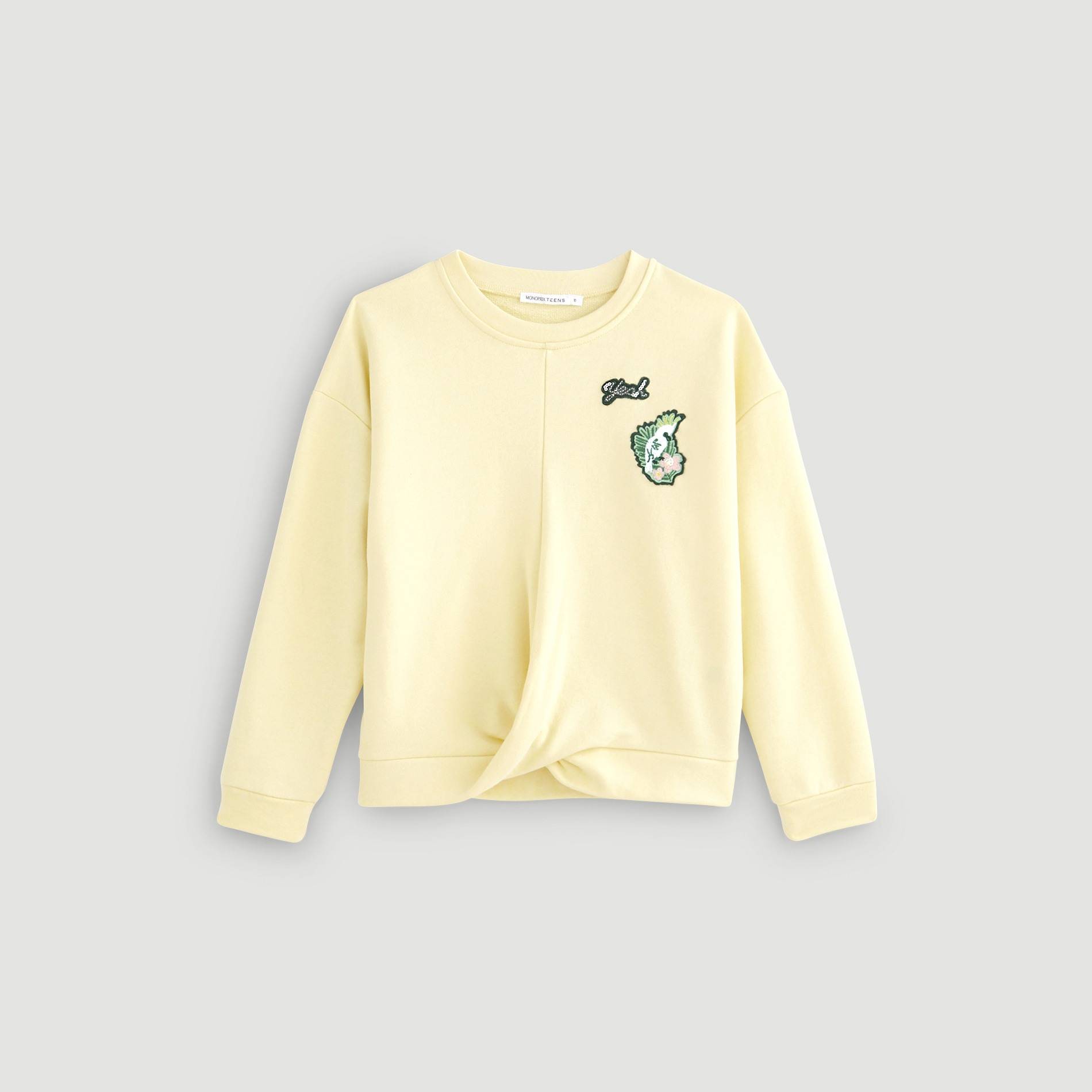 Sweat, Jaune clair, large image number 1
