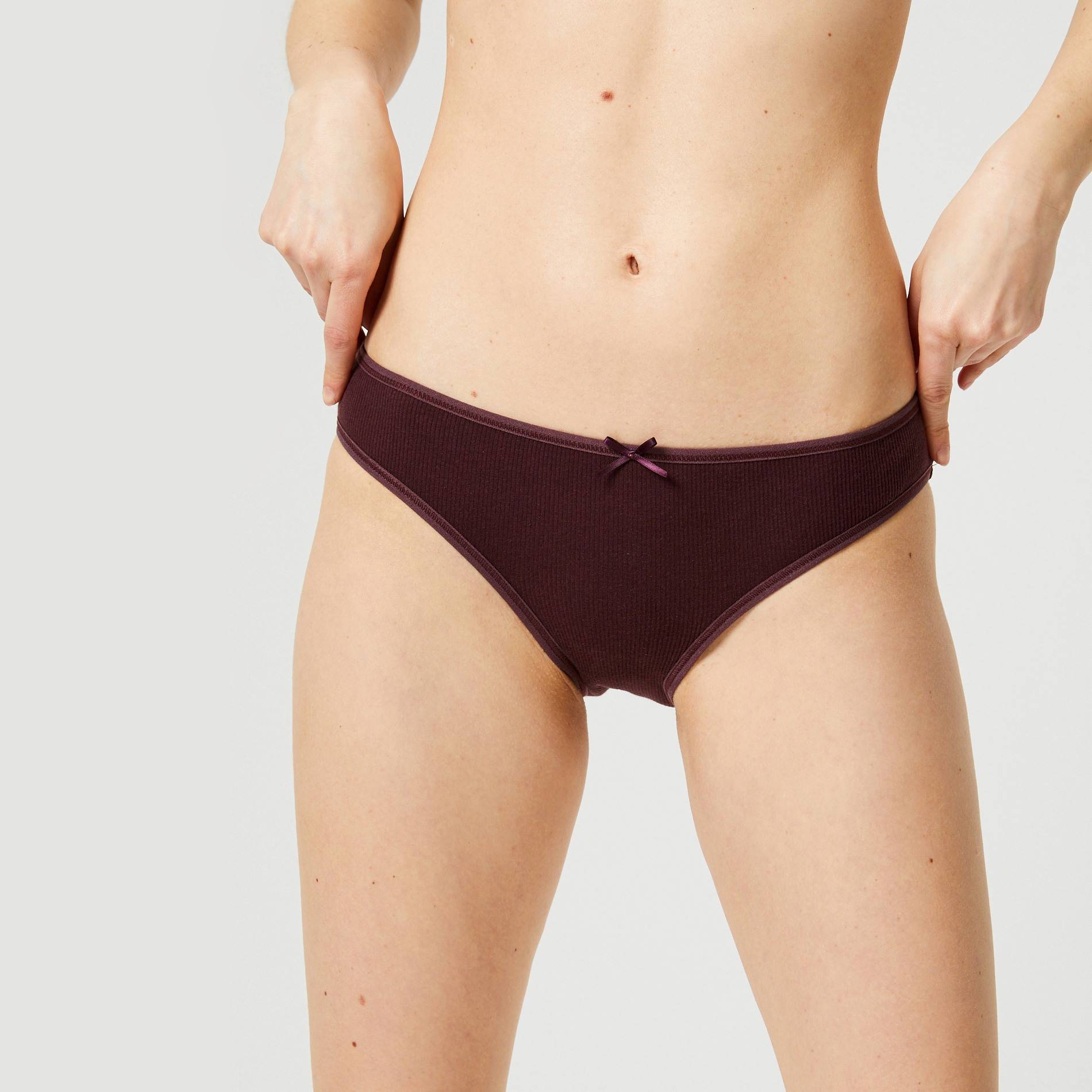 Culotte en coton, Prune, large image number 0